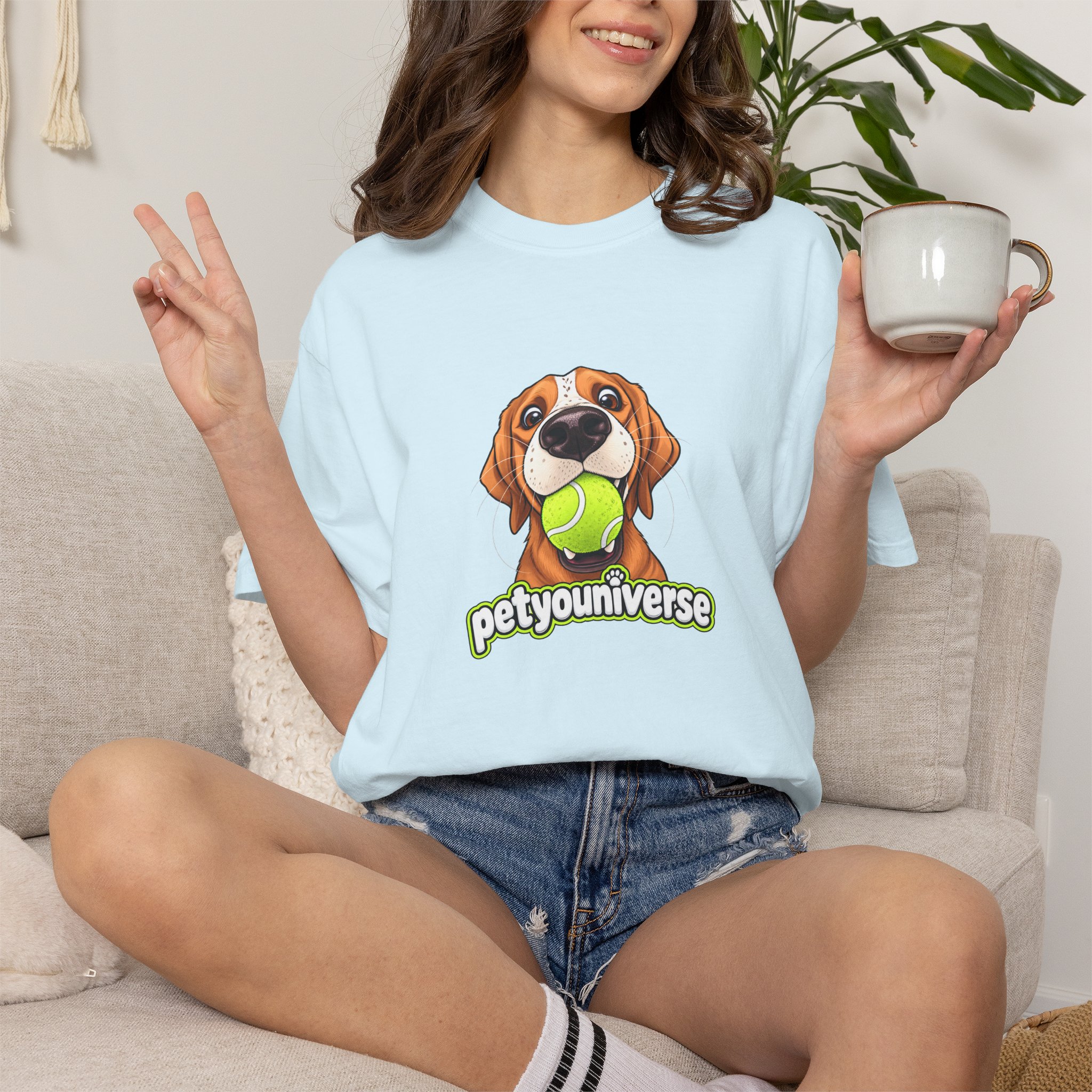 PetYoUniverse Tee — Cute Dog Holding Tennis Ball Graphic T‑Shirt - Image 66
