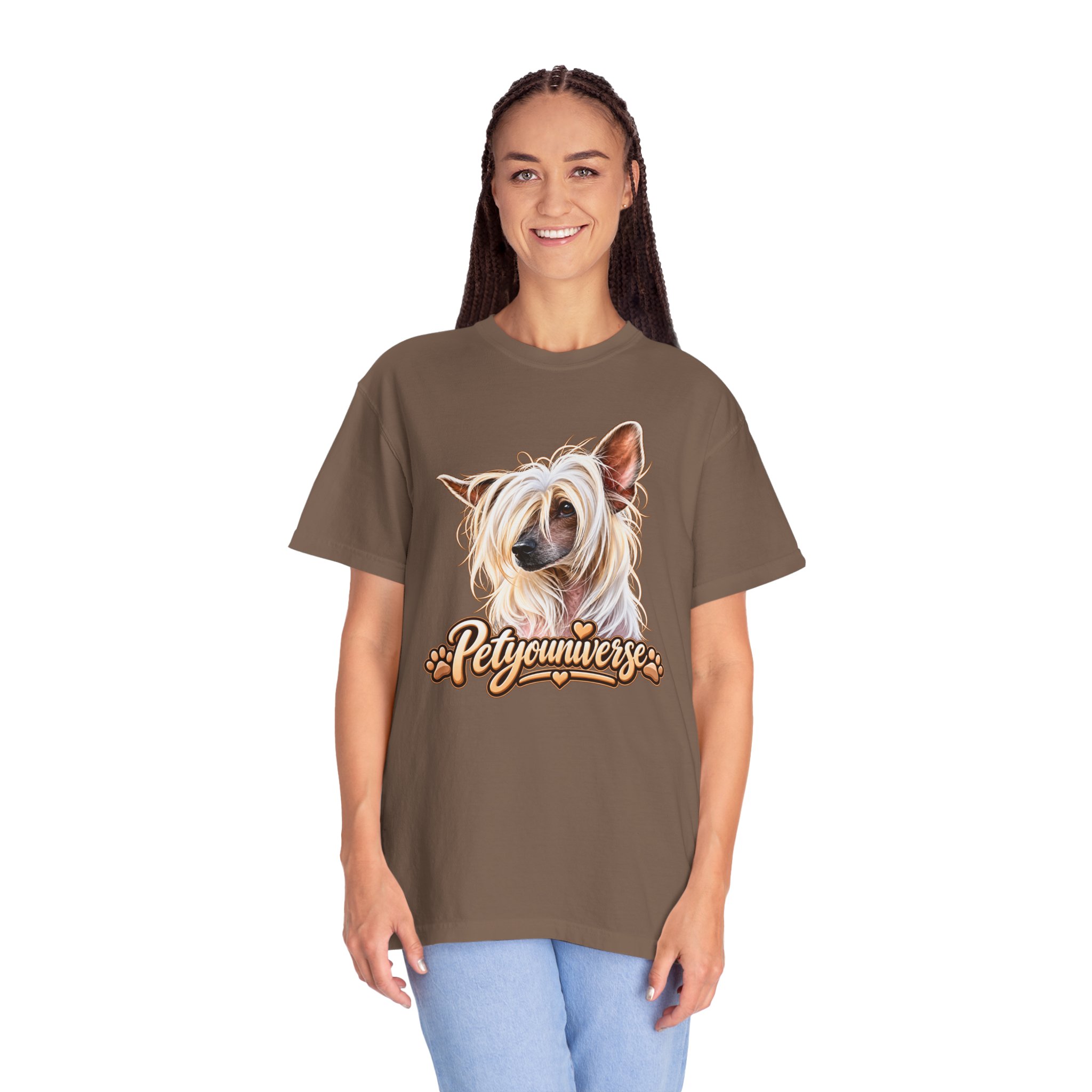 PetYouniverse Chinese Crested Dog T-Shirt — Cute Pet Portrait Tee - Image 50