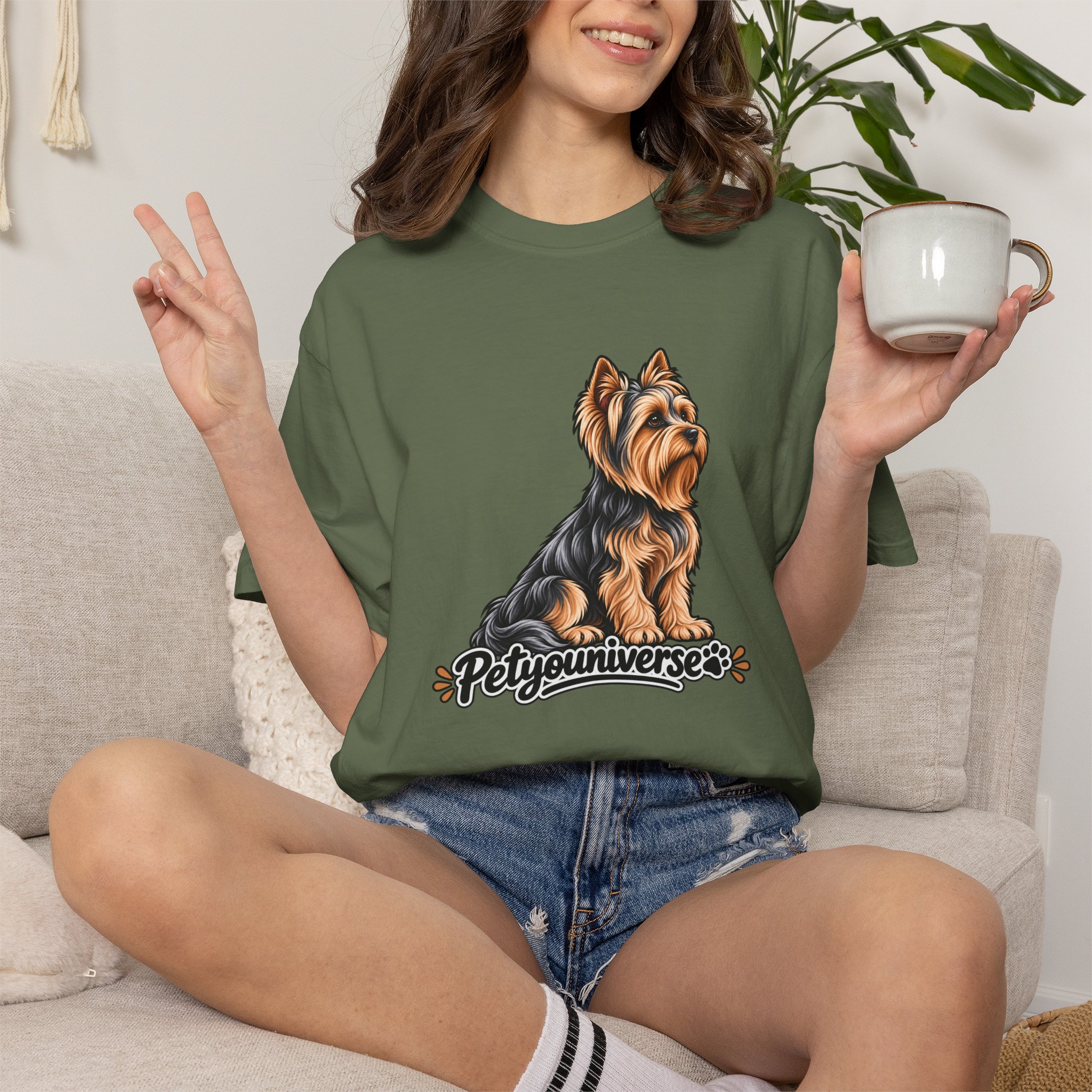 Yorkshire Terrier Graphic T-Shirt — 'Petyouniverse' Dog Lover Tee - Image 30
