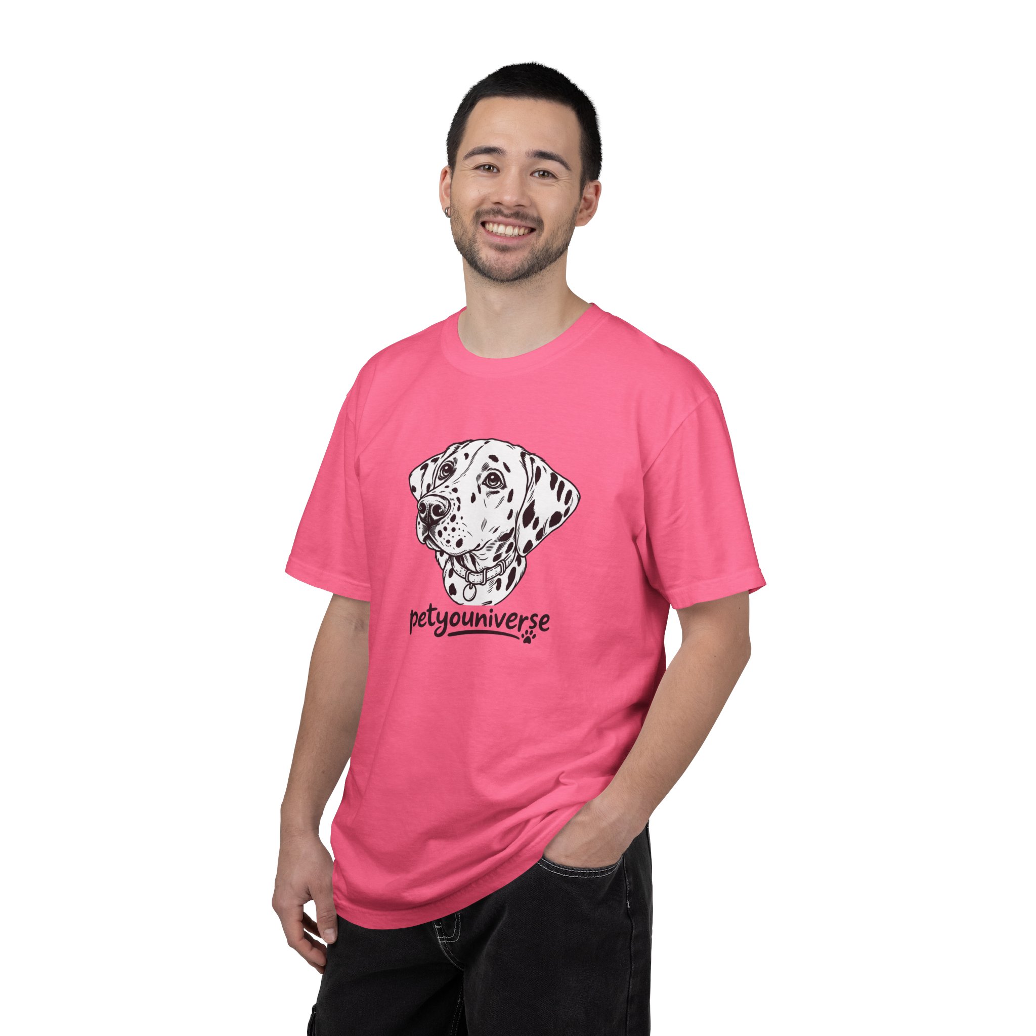 Dalmatian Portrait T-Shirt — "PetYoUniverse" Graphic Tee - Image 121