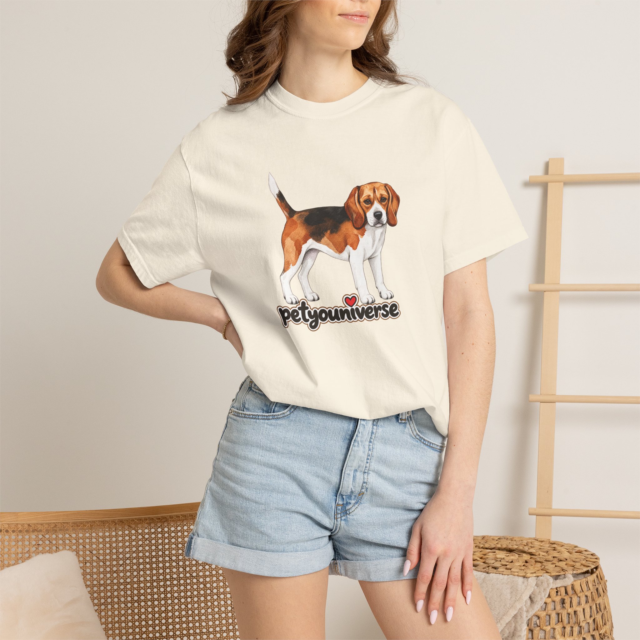 Beagle PetYoUniverse Graphic T-Shirt — Cute Dog Lover Tee - Image 2