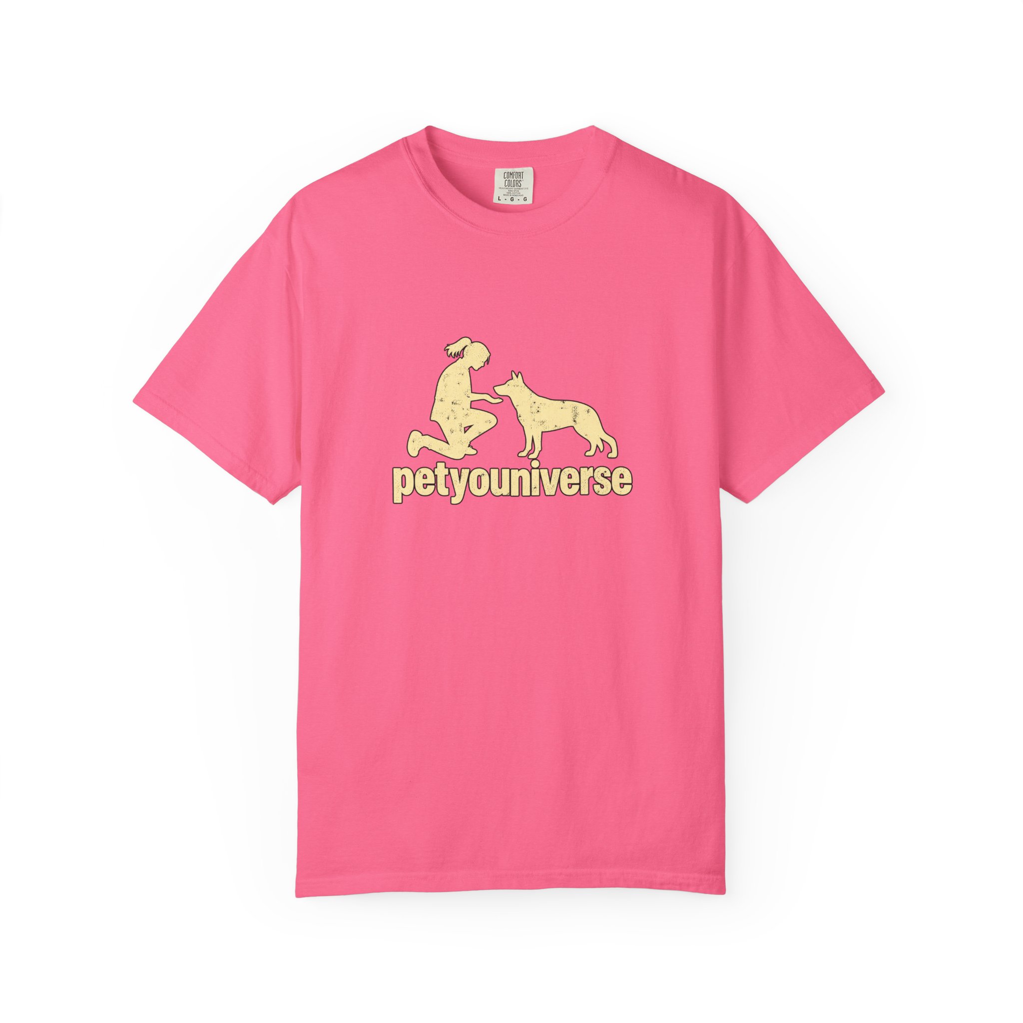 PetYoUniverse Dog Lover T-Shirt — Retro Paw & Pet Silhouette Tee - Image 100