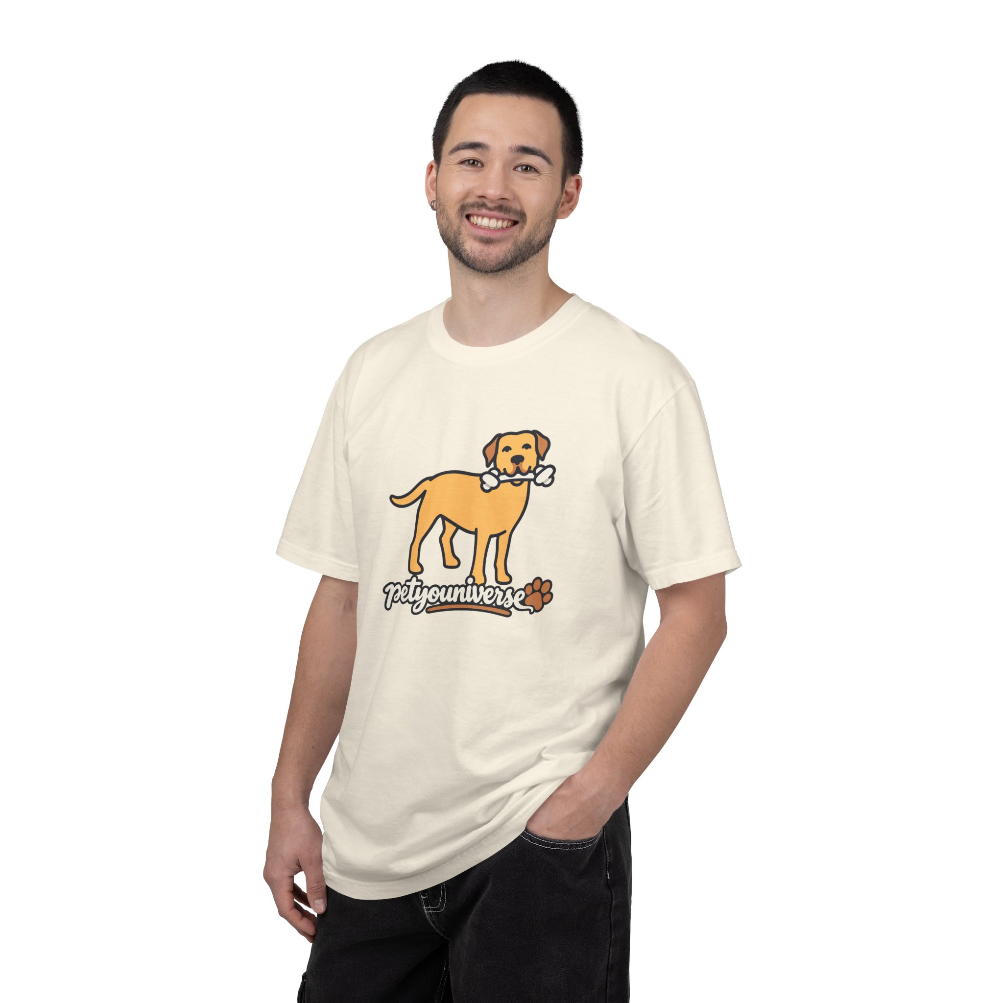 Dog Bone Graphic T-Shirt — "PetYoUniverse" Puppy Tee - Image 4