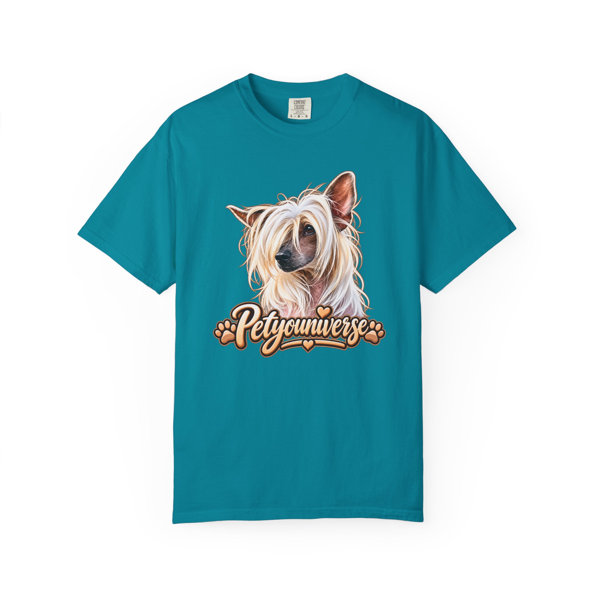 PetYouniverse Chinese Crested Dog T-Shirt — Cute Pet Portrait Tee - Image 100