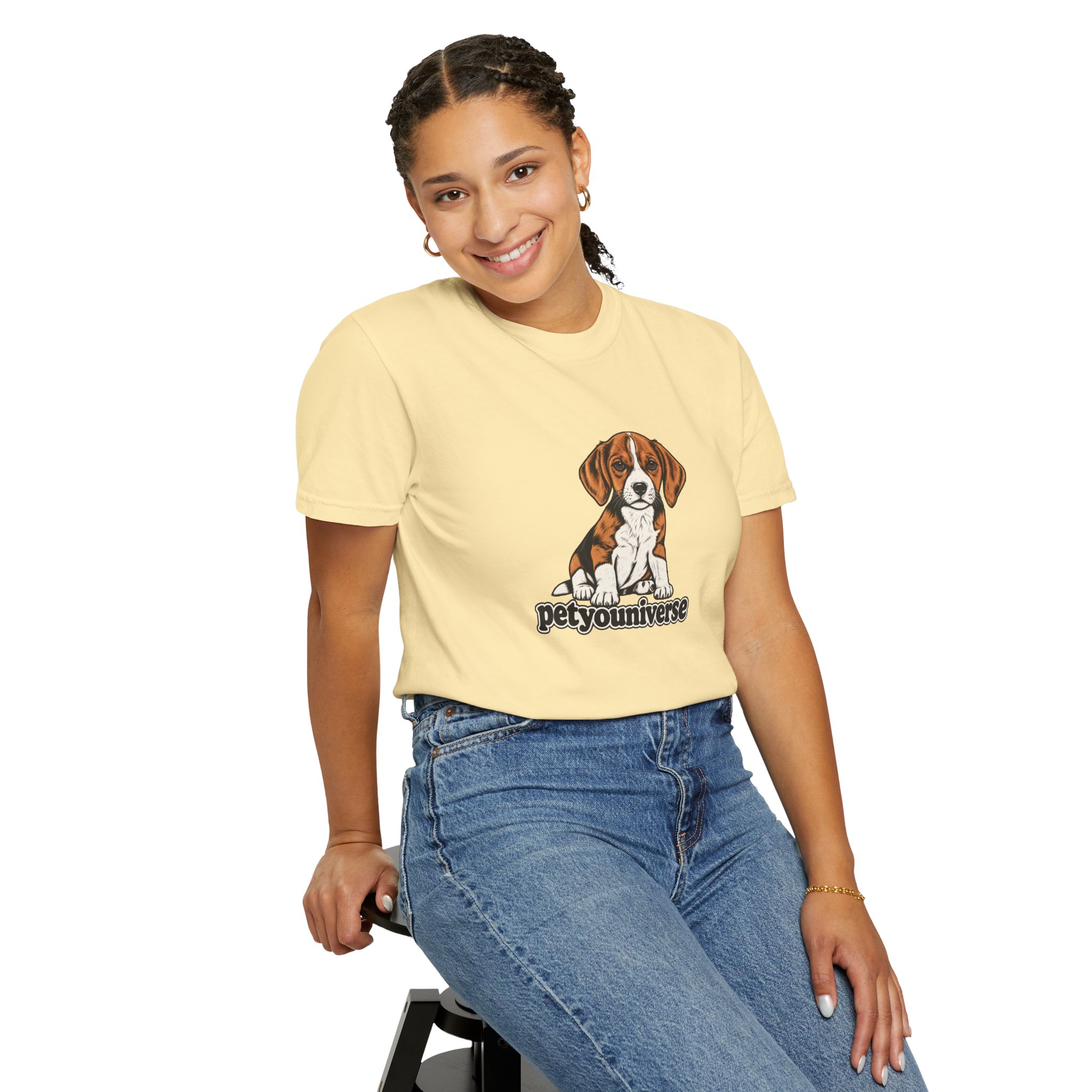 Beagle Puppy Tee — "PetYoUniverse" Graphic T-Shirt - Image 15