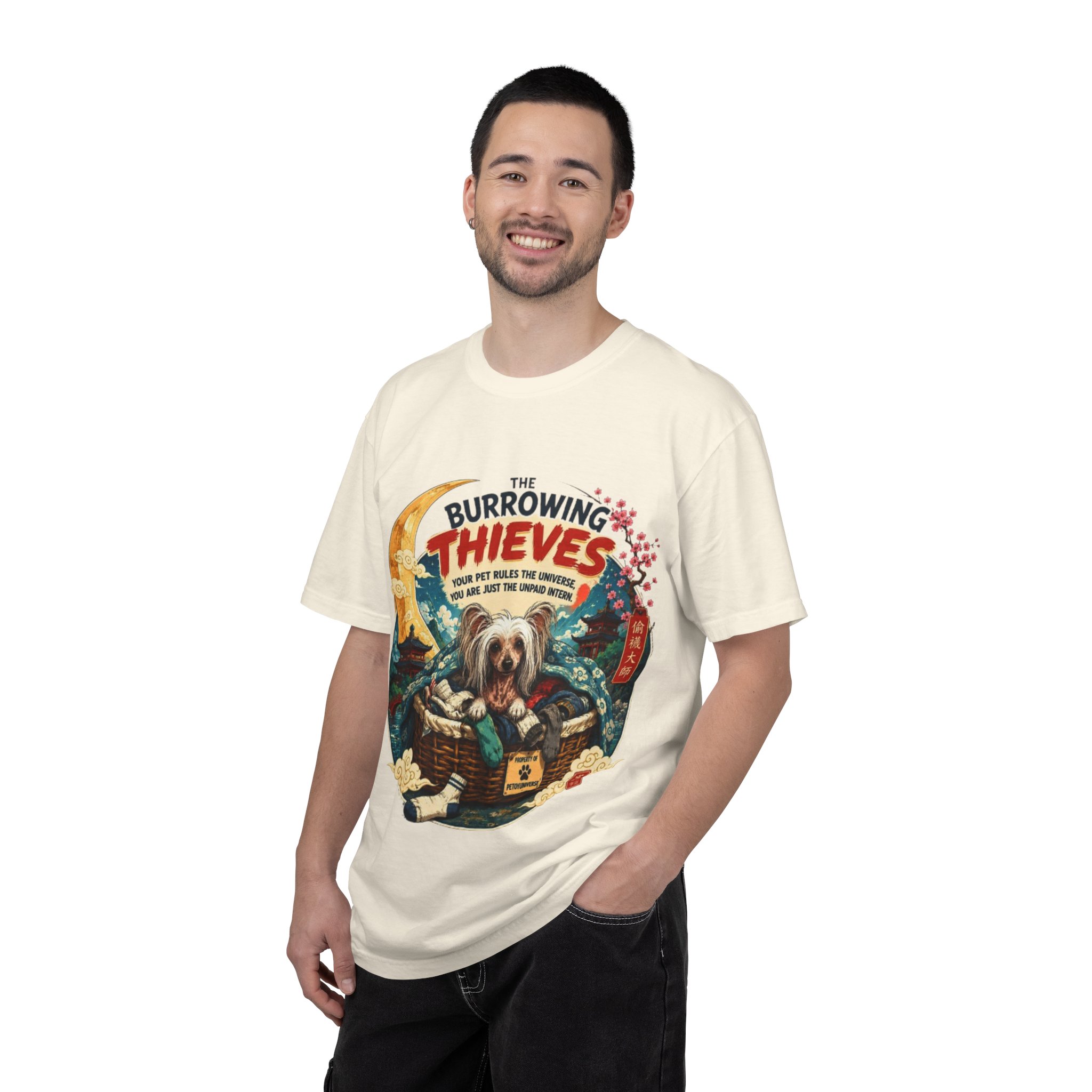 T-Shirt — The Burrowing Thieves Vintage Dog Treasure Chest Graphic Tee - Image 15