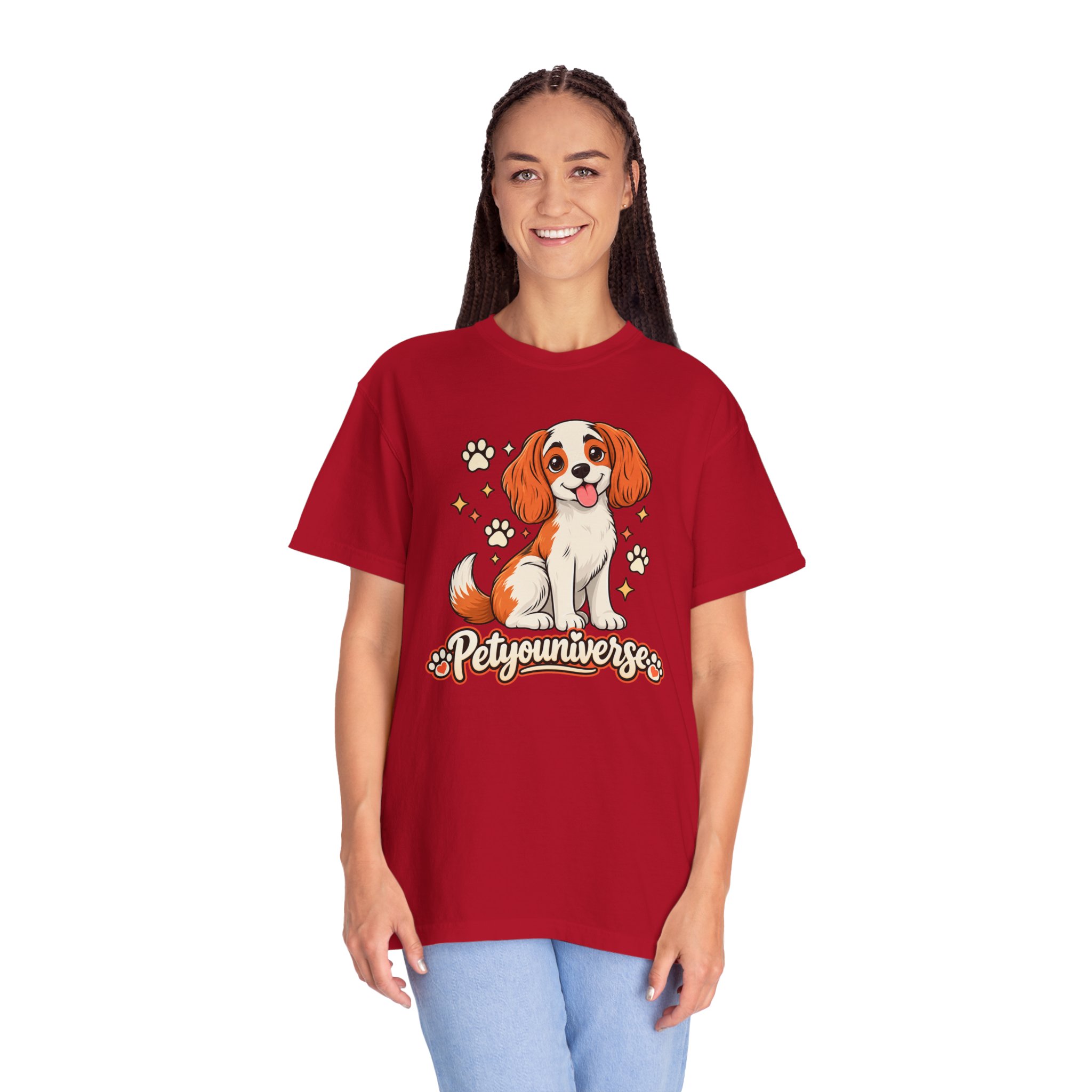 Cavalier King Charles Dog T-Shirt — "PetYoUniverse" Cute Puppy Graphic Tee - Image 131