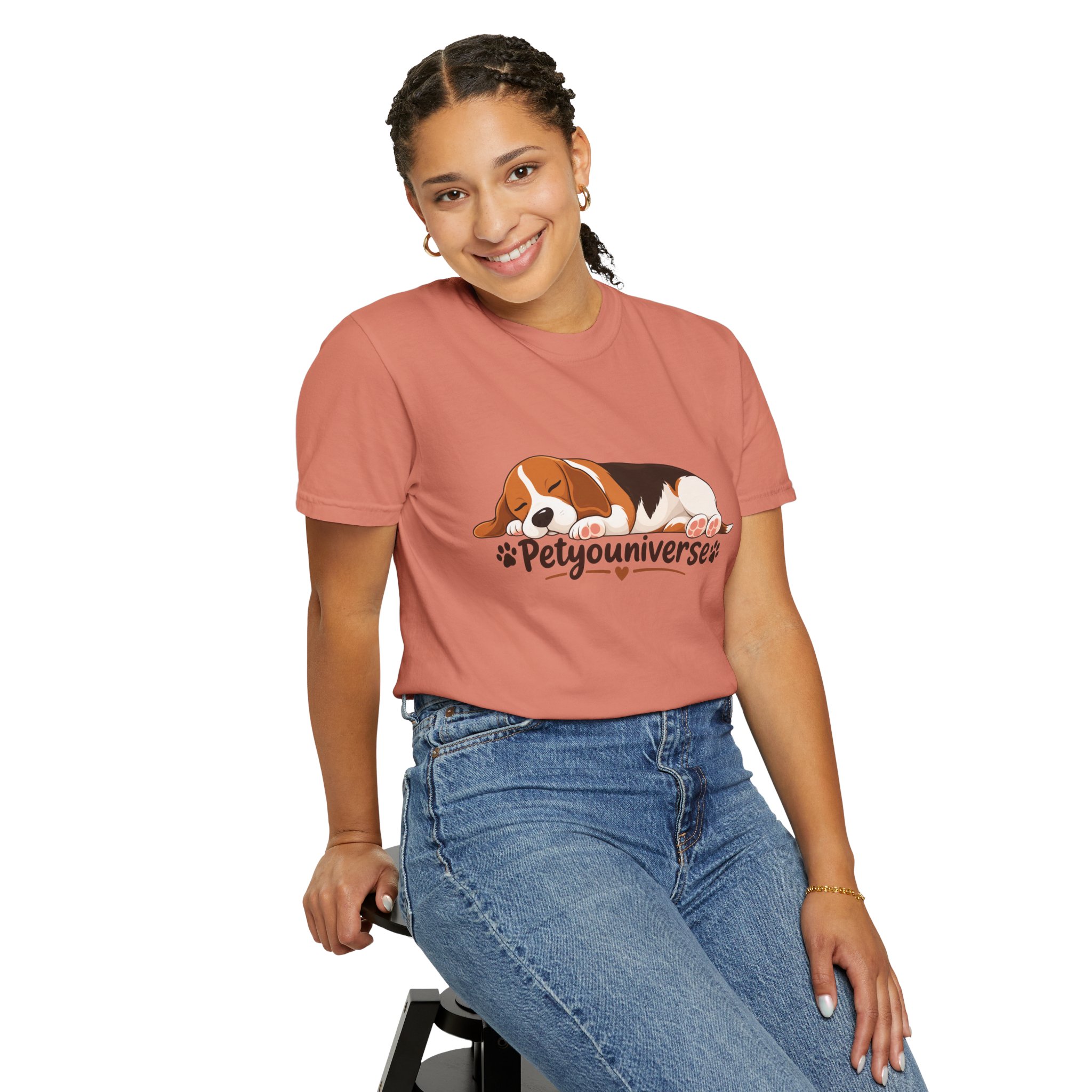Sleeping Beagle T-Shirt — Cute "PetYoUniverse" Dog Graphic Tee - Image 6