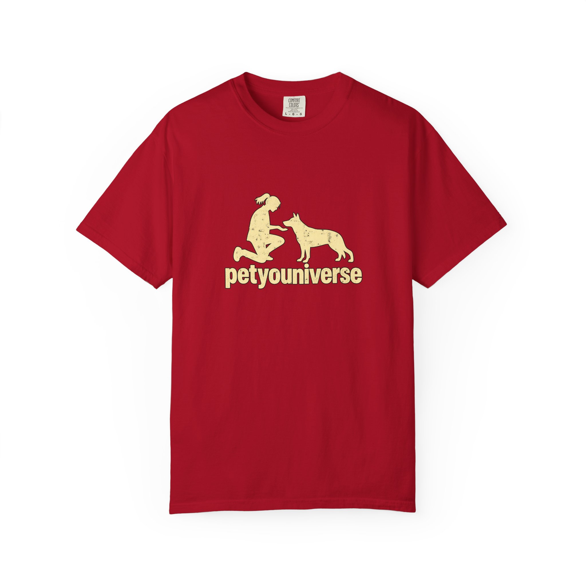 PetYoUniverse Dog Lover T-Shirt — Retro Paw & Pet Silhouette Tee - Image 136