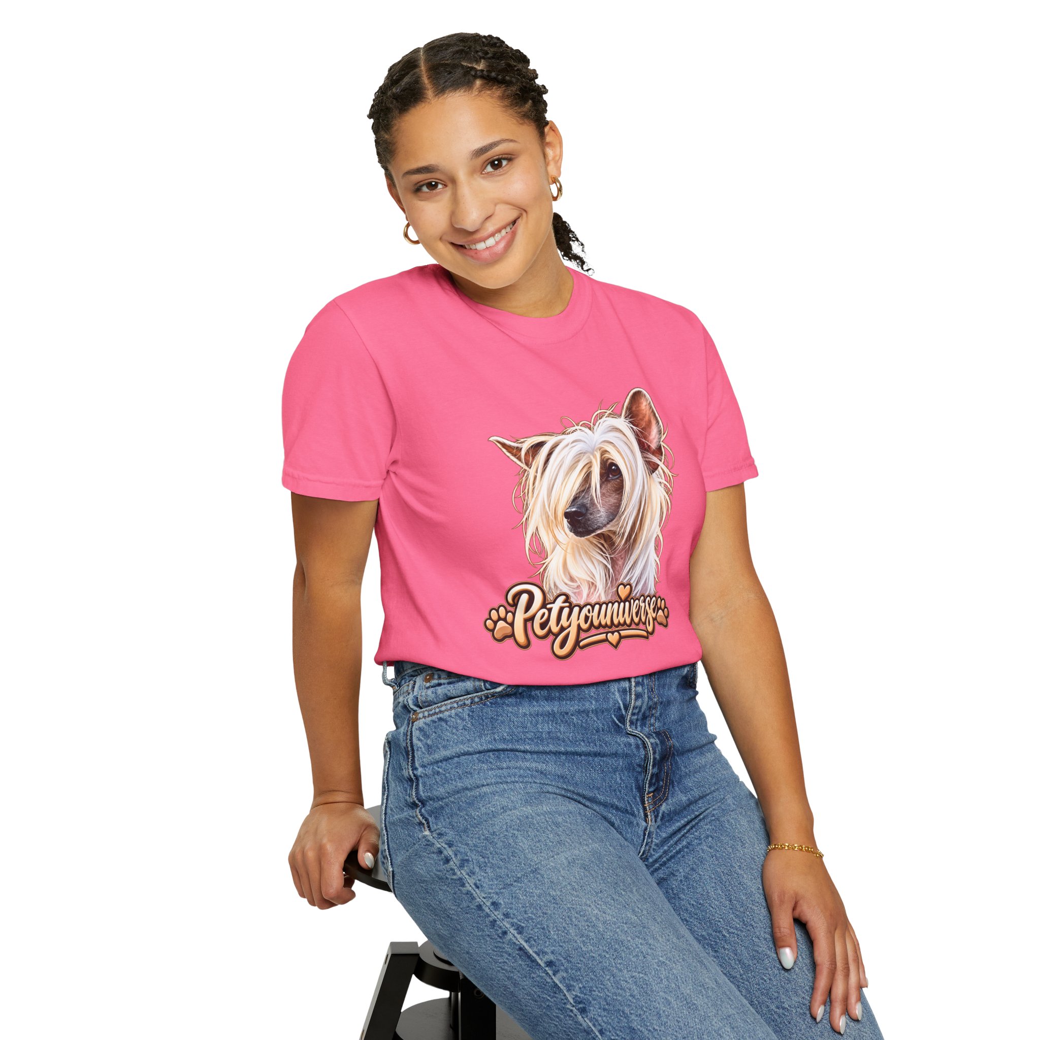 PetYouniverse Chinese Crested Dog T-Shirt — Cute Pet Portrait Tee - Image 123