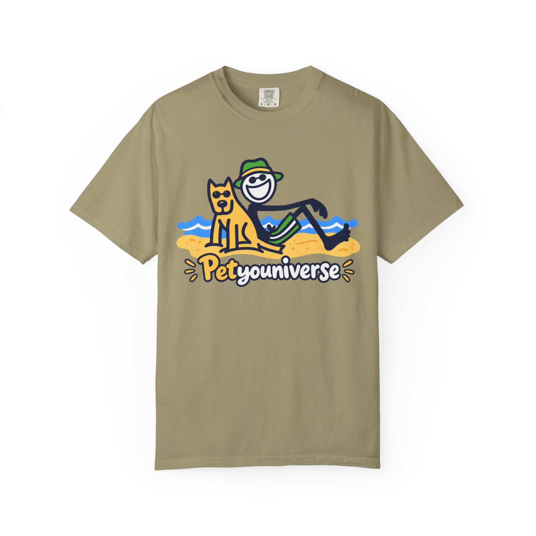 PetYouUniverse Beach Tee — Cute Dog & Owner Graphic T-Shirt - Image 25