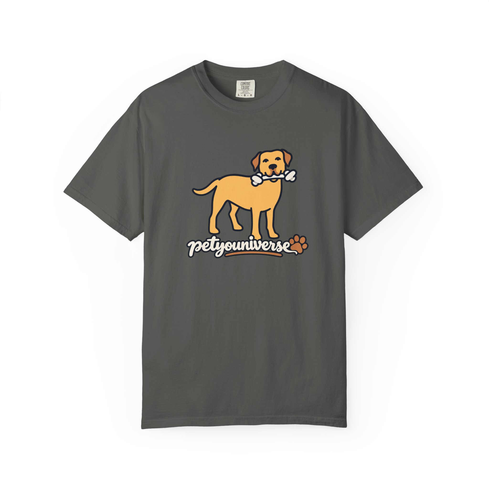 Dog Bone Graphic T-Shirt — "PetYoUniverse" Puppy Tee - Image 46