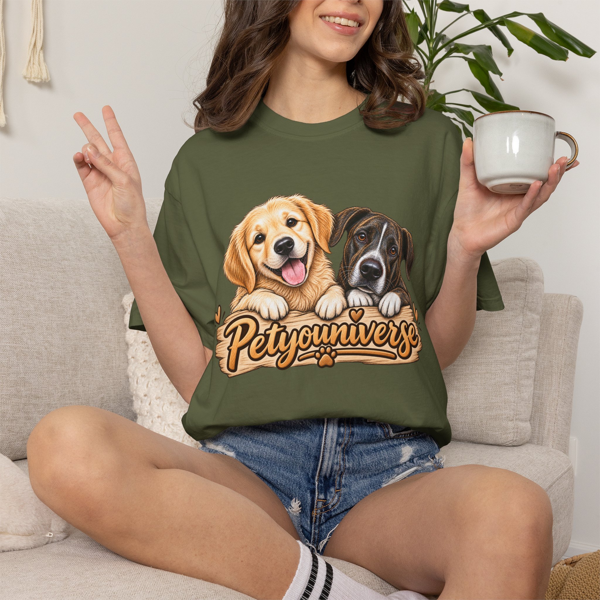 Petyouniverse Cute Dogs Graphic T-Shirt - Image 57