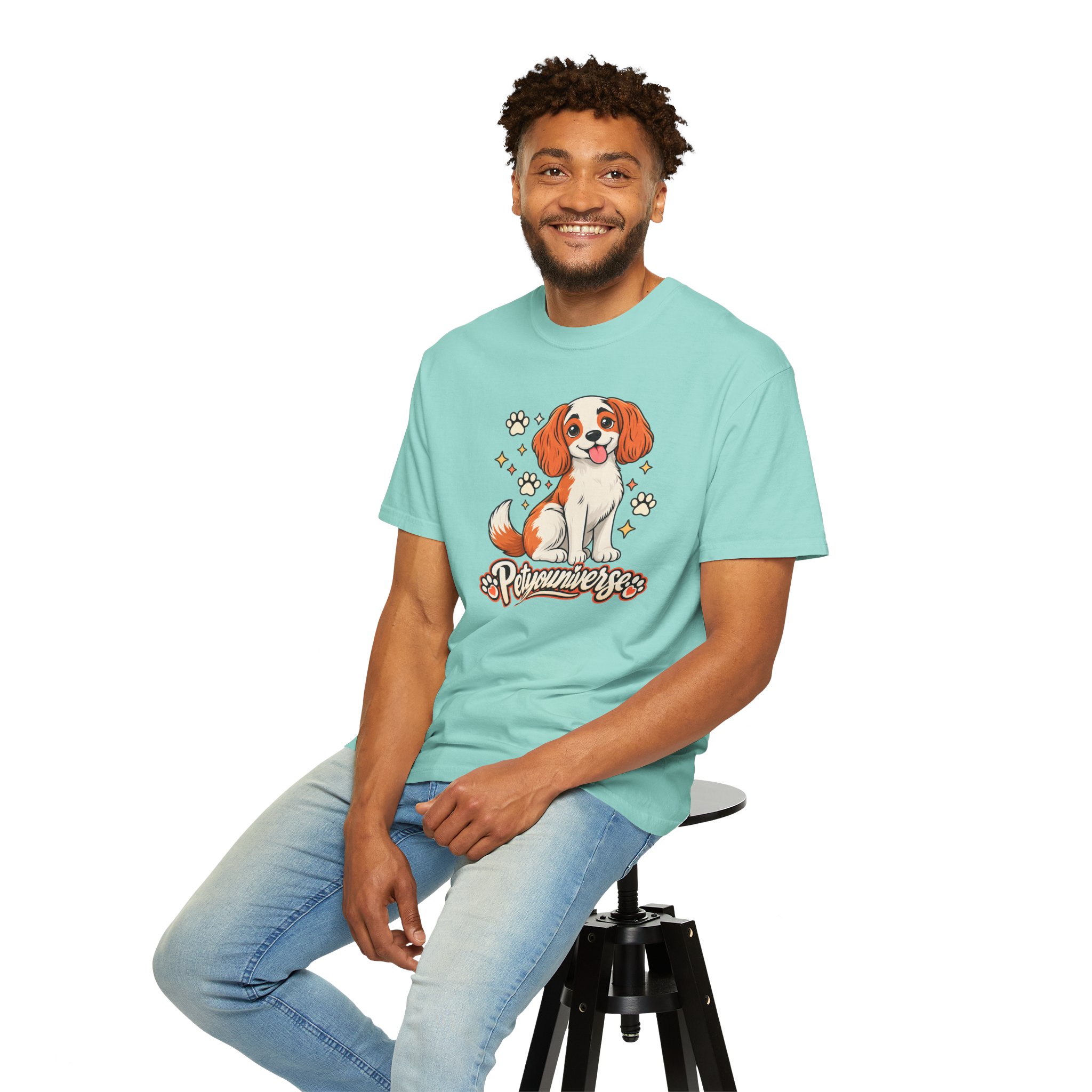 Cavalier King Charles Dog T-Shirt — "PetYoUniverse" Cute Puppy Graphic Tee - Image 80