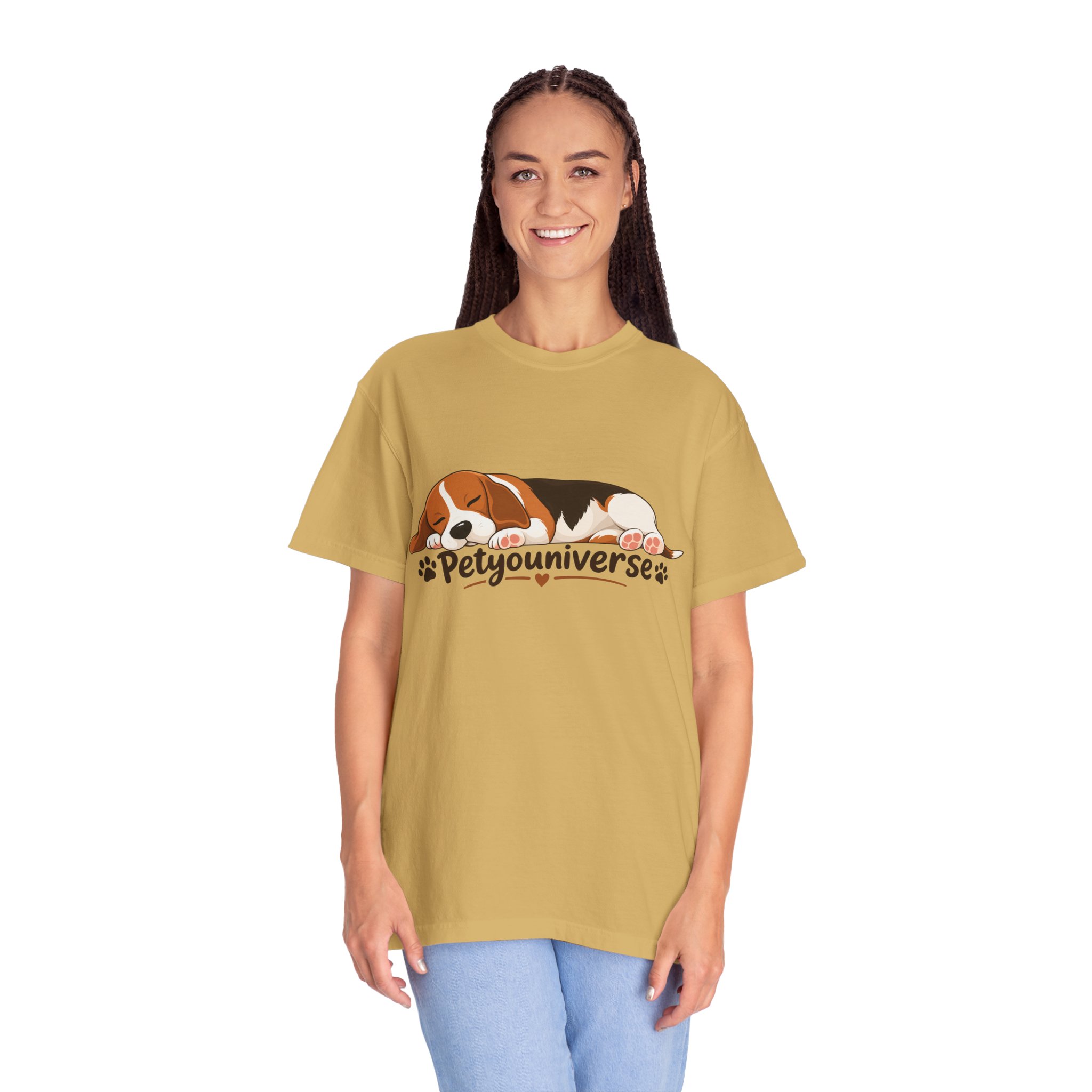 Sleeping Beagle T-Shirt — Cute "PetYoUniverse" Dog Graphic Tee - Image 23