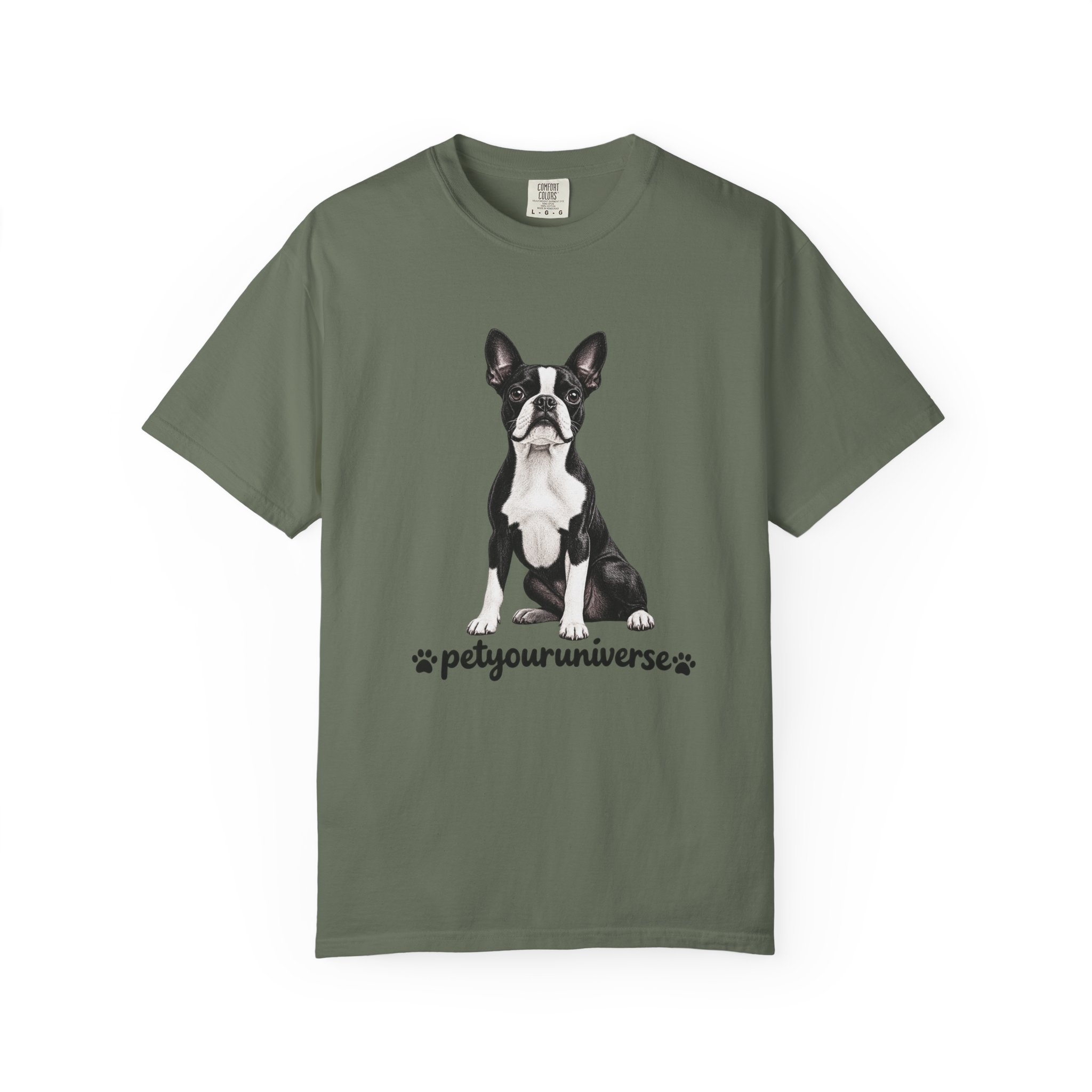 Boston Terrier Graphic T-Shirt — "PetYoUniverse" Dog Lover Tee - Image 64