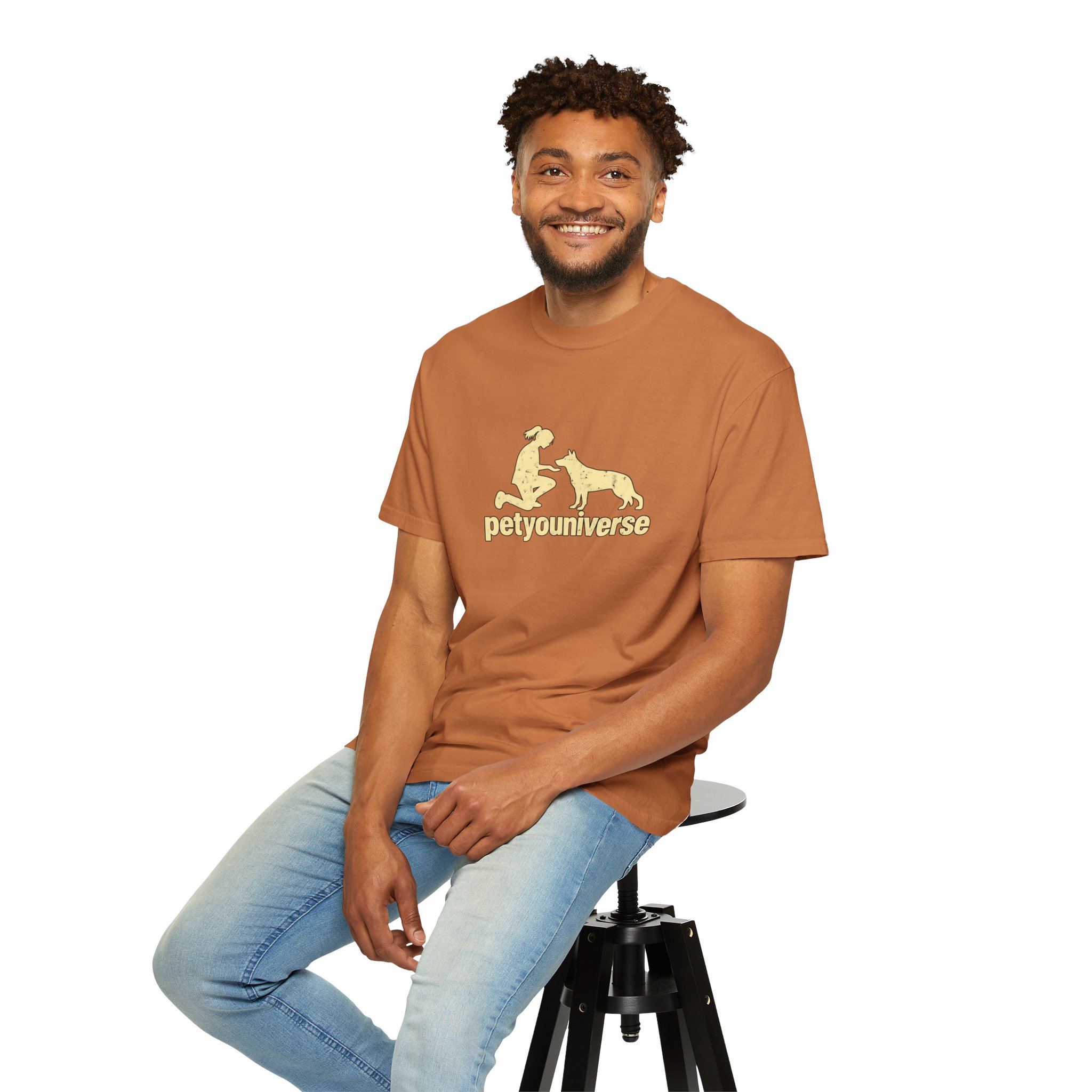 PetYoUniverse Dog Lover T-Shirt — Retro Paw & Pet Silhouette Tee - Image 26