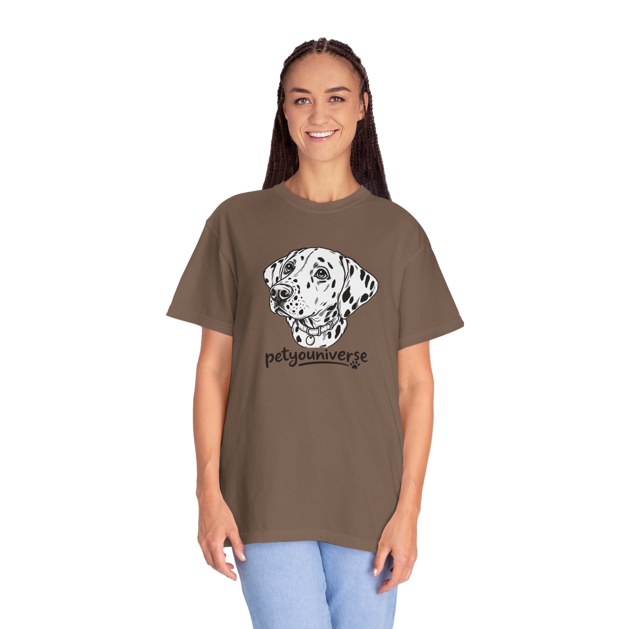Dalmatian Portrait T-Shirt — "PetYoUniverse" Graphic Tee - Image 32