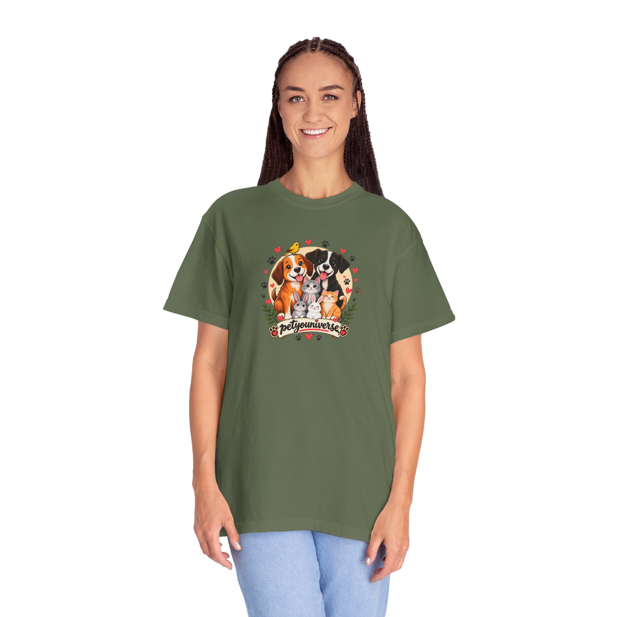 Dog Mom & Dad T-Shirt — 'Pet Parents' Cute Puppy Portrait Tee - Image 50