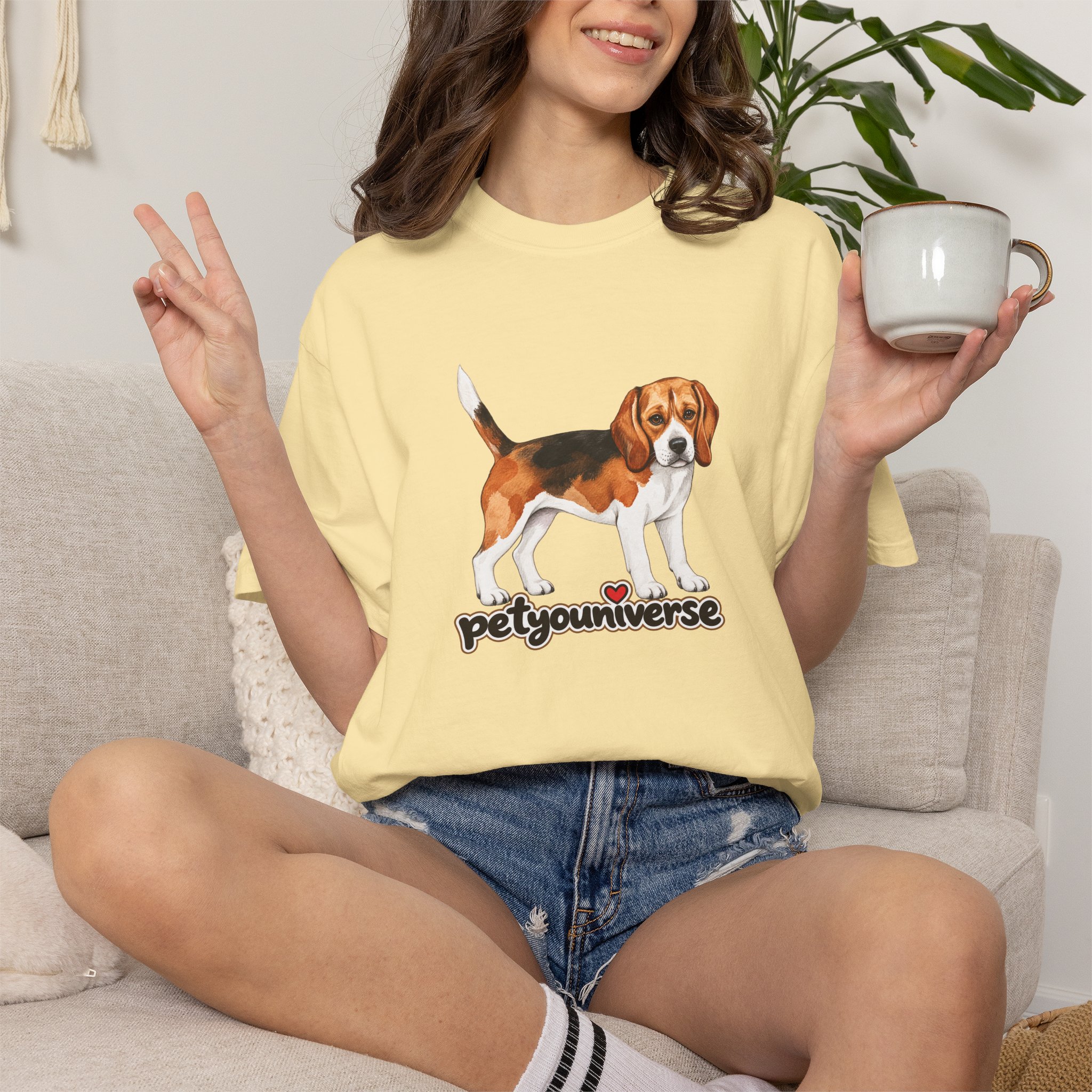Beagle PetYoUniverse Graphic T-Shirt — Cute Dog Lover Tee - Image 12
