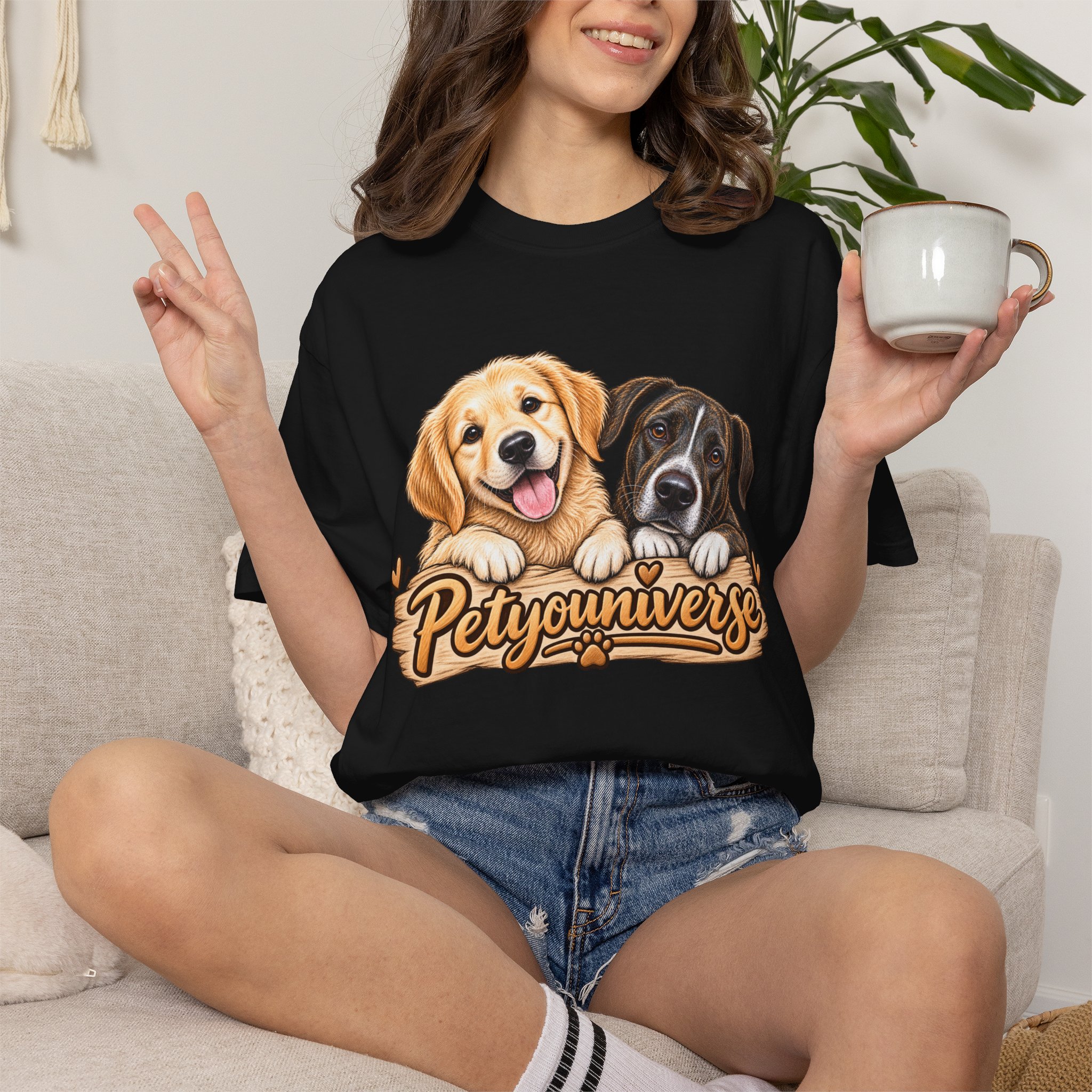 Petyouniverse Cute Dogs Graphic T-Shirt - Image 84