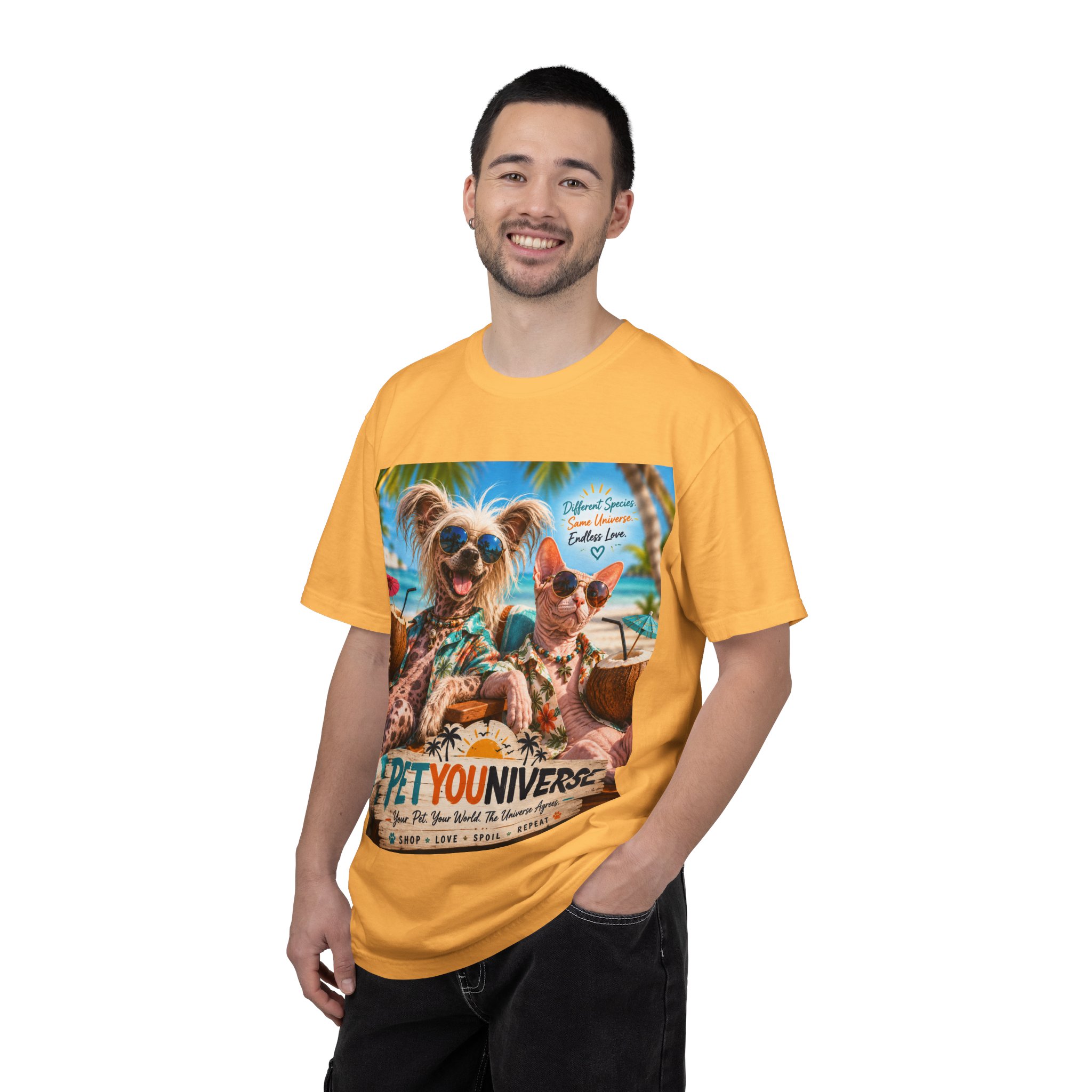 PetYoUniverse Beach Dogs T-Shirt — Tropical Pet Vacation Graphic Tee - Image 38