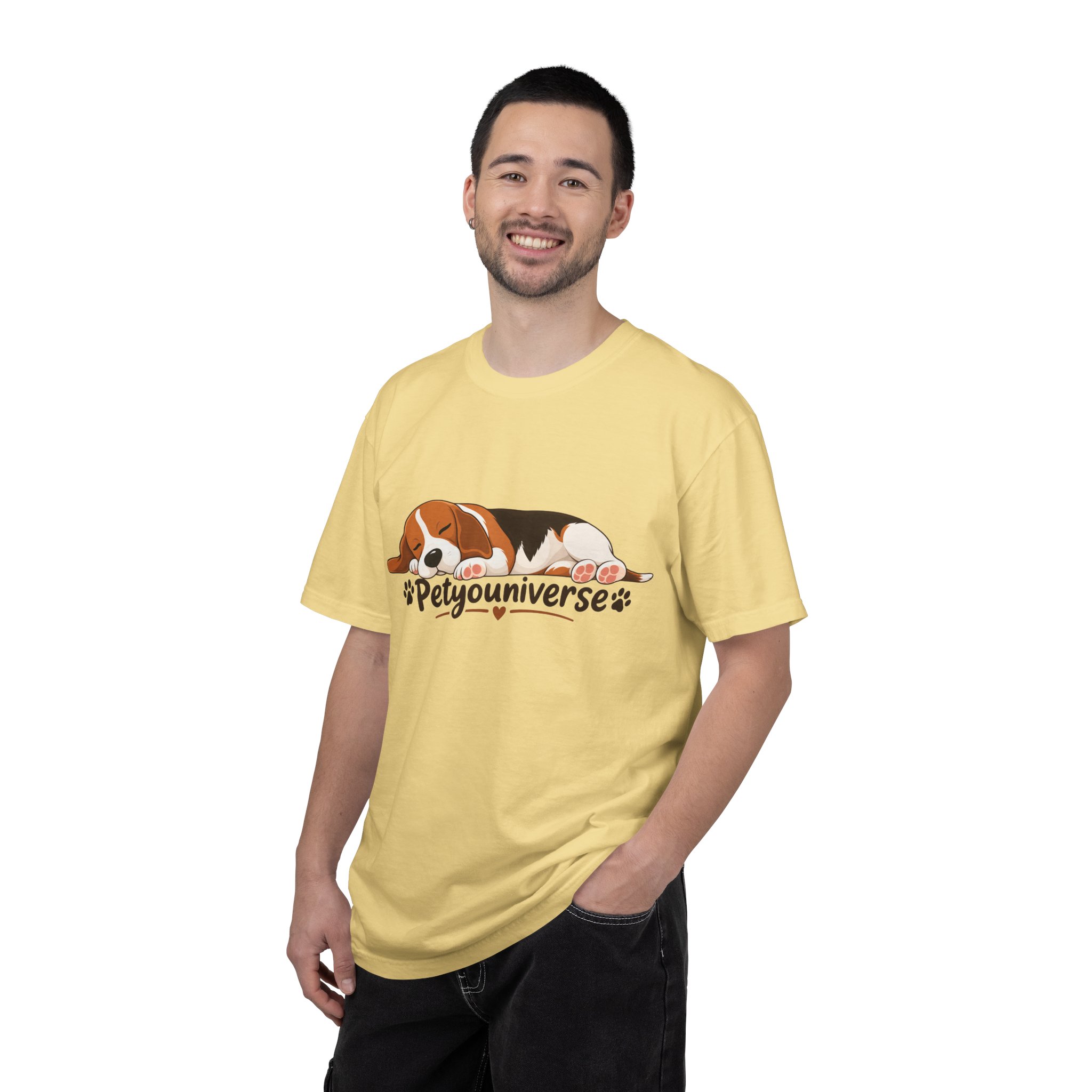 Sleeping Beagle T-Shirt — Cute "PetYoUniverse" Dog Graphic Tee - Image 40