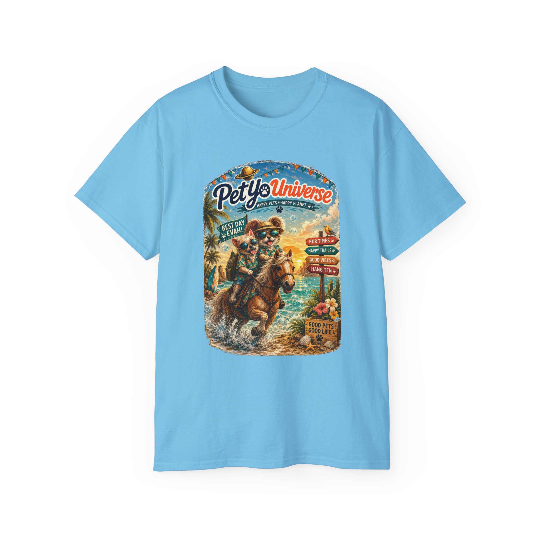 T-Shirt — PetYoUniverse Camping Cat Graphic Tee - Image 46