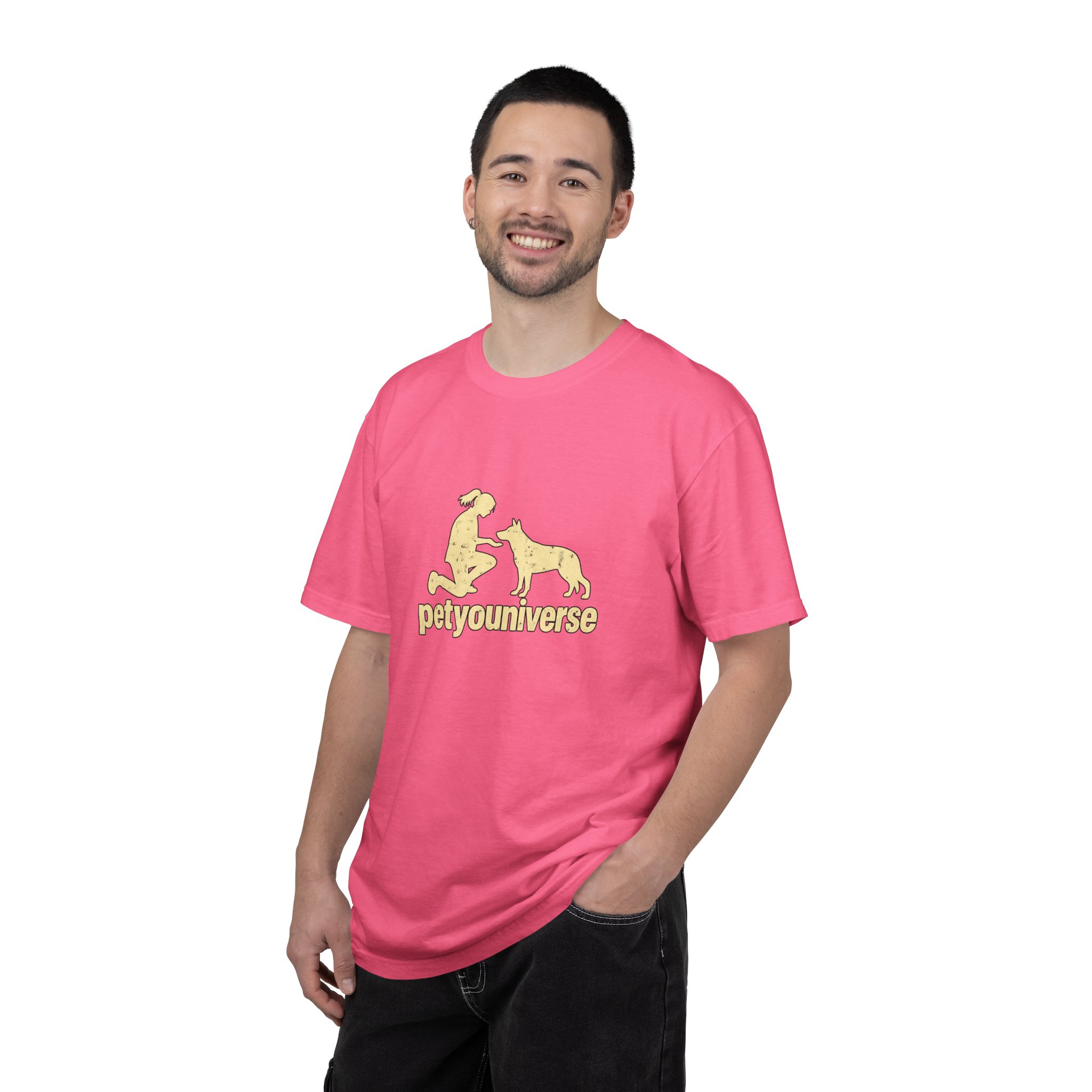 PetYoUniverse Dog Lover T-Shirt — Retro Paw & Pet Silhouette Tee - Image 103