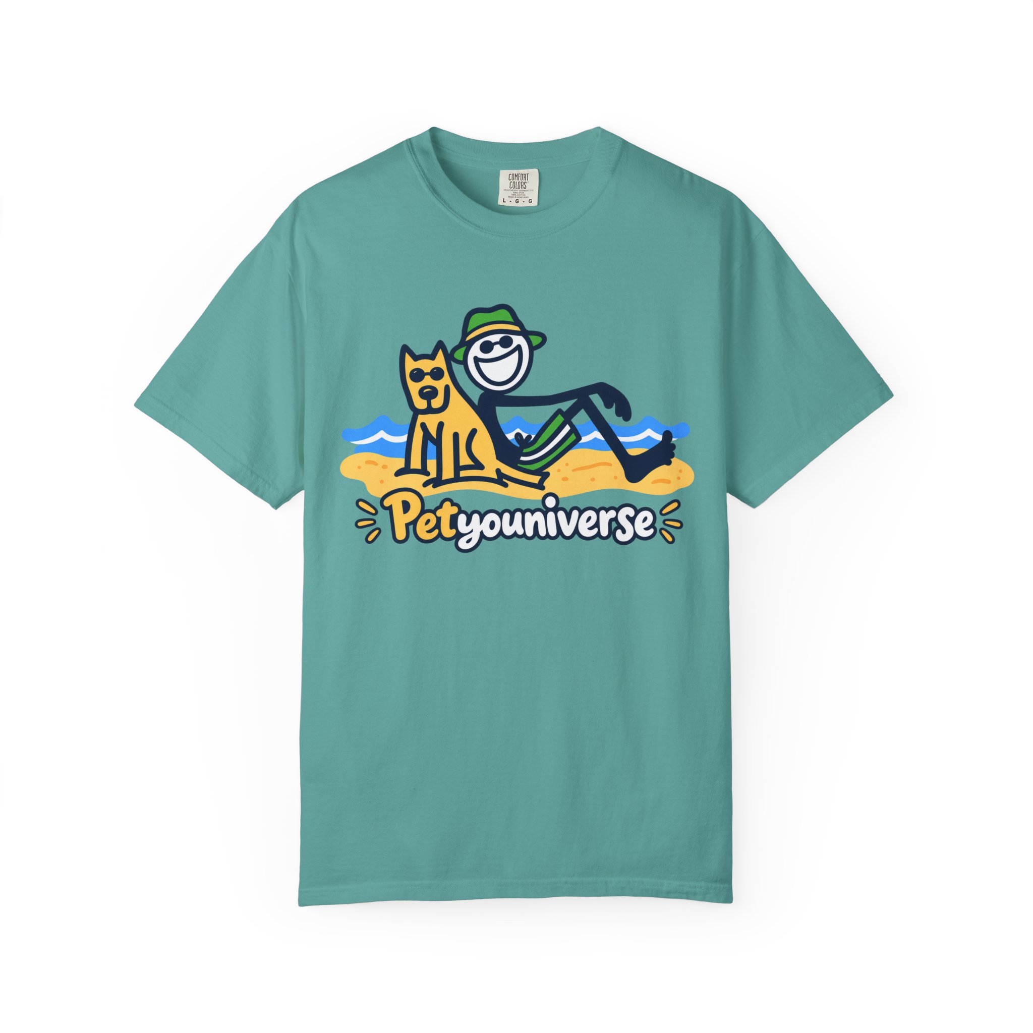 PetYouUniverse Beach Tee — Cute Dog & Owner Graphic T-Shirt - Image 73