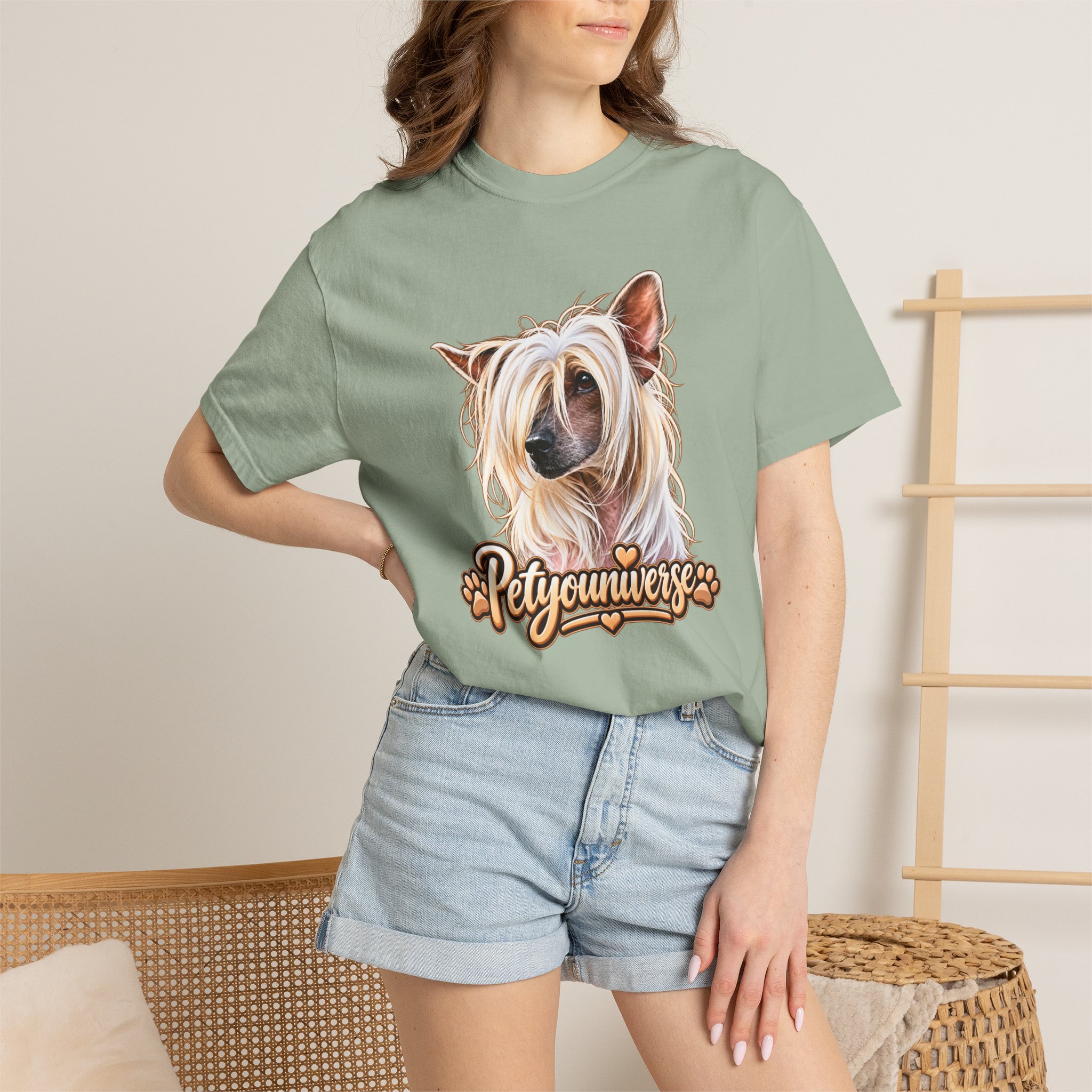 PetYouniverse Chinese Crested Dog T-Shirt — Cute Pet Portrait Tee - Image 83