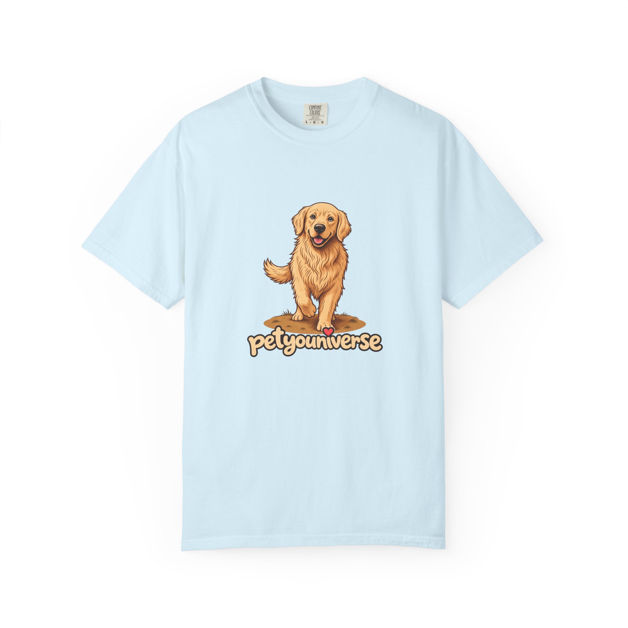 Golden Retriever Graphic T-Shirt — "PetYoUniverse" Cute Dog Tee - Image 82