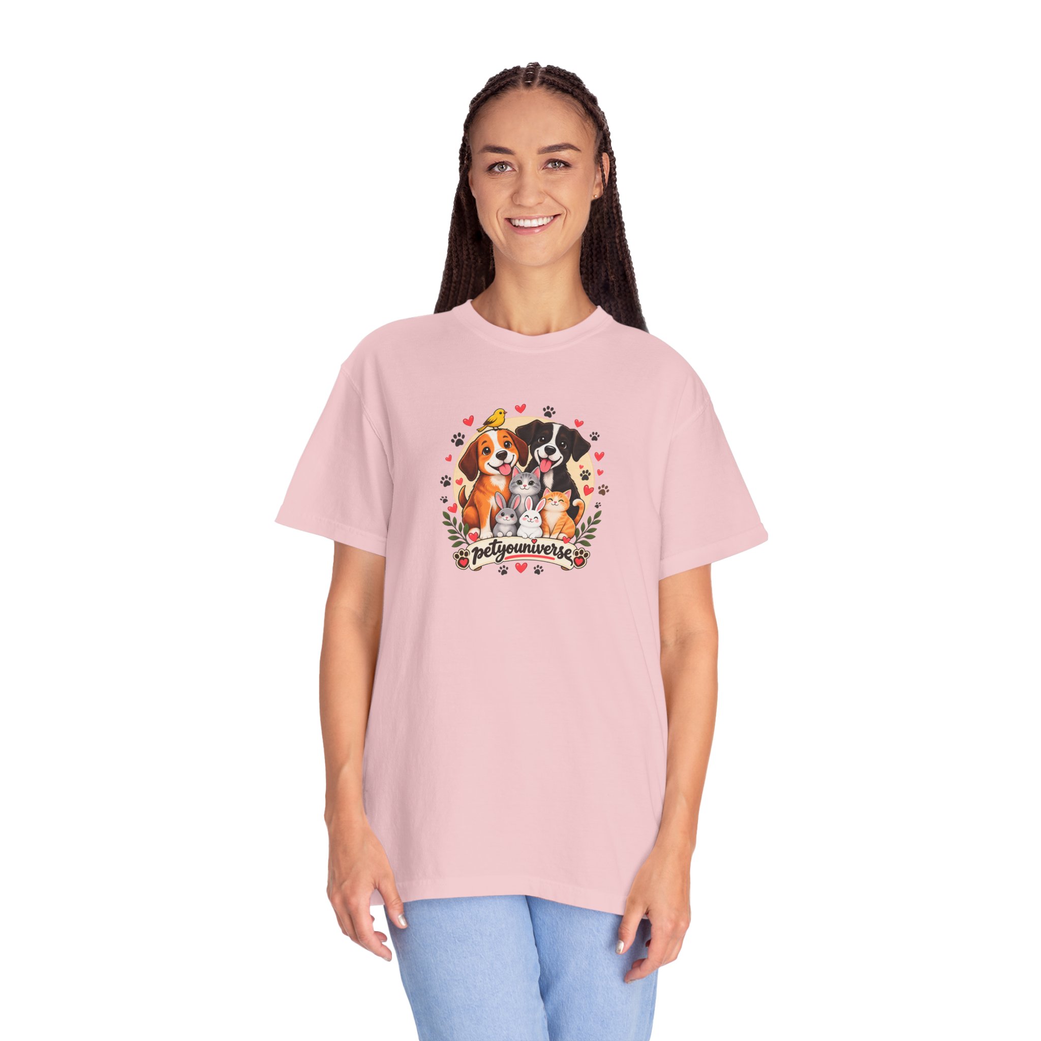 Dog Mom & Dad T-Shirt — 'Pet Parents' Cute Puppy Portrait Tee - Image 113