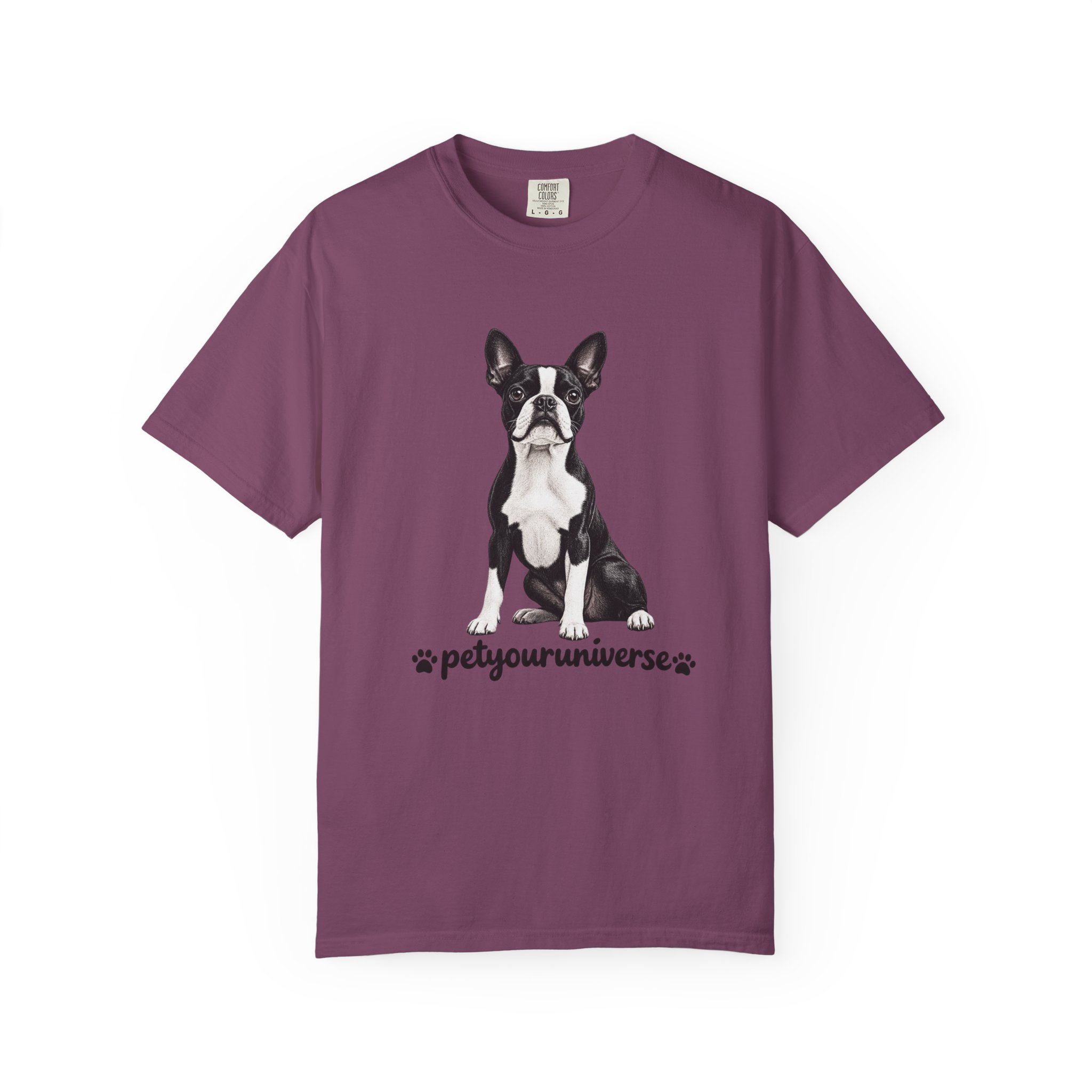 Boston Terrier Graphic T-Shirt — "PetYoUniverse" Dog Lover Tee - Image 127