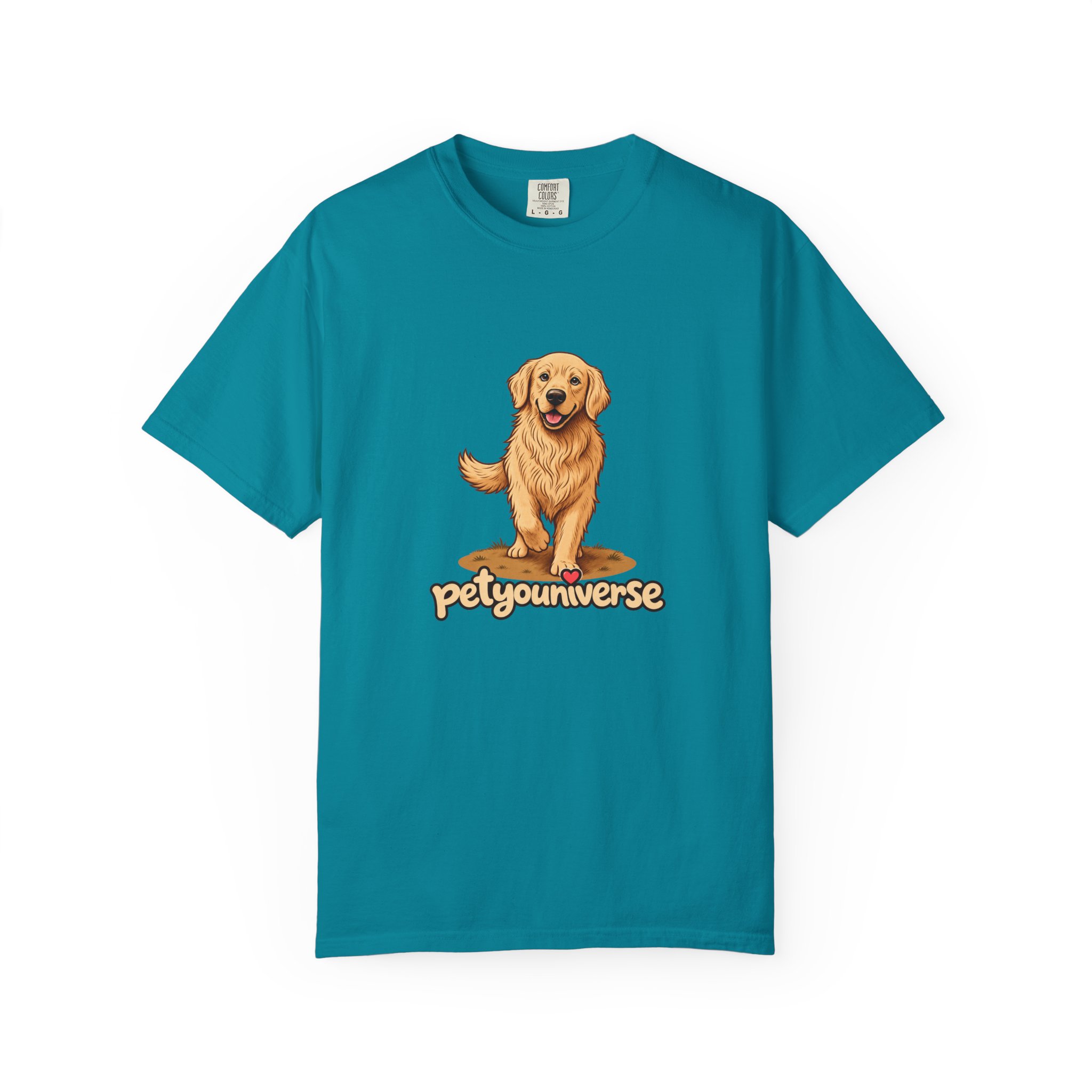Golden Retriever Graphic T-Shirt — "PetYoUniverse" Cute Dog Tee - Image 73