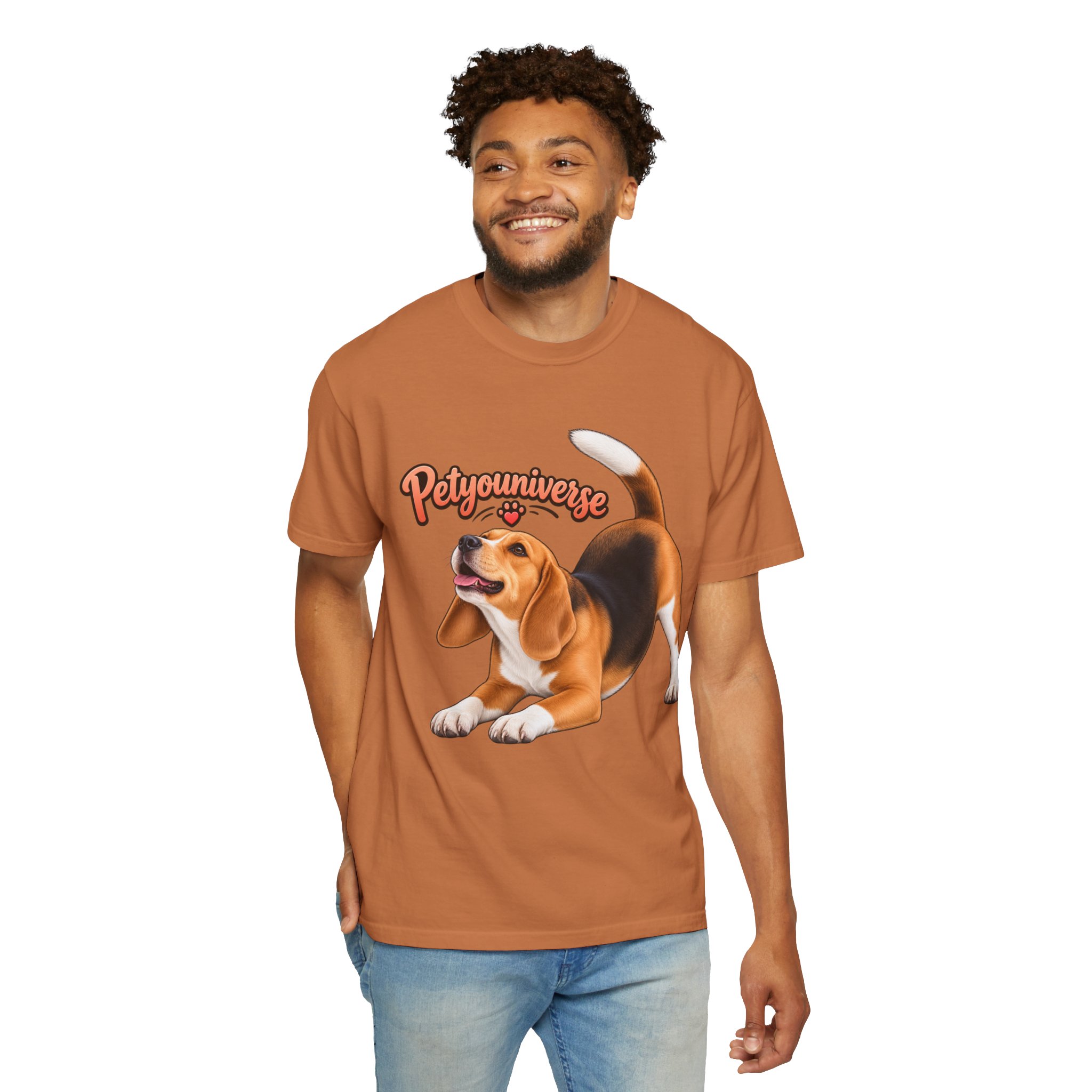 Beagle Playtime T-Shirt — "PetYoUniverse" Graphic Tee for Dog Lovers - Image 25