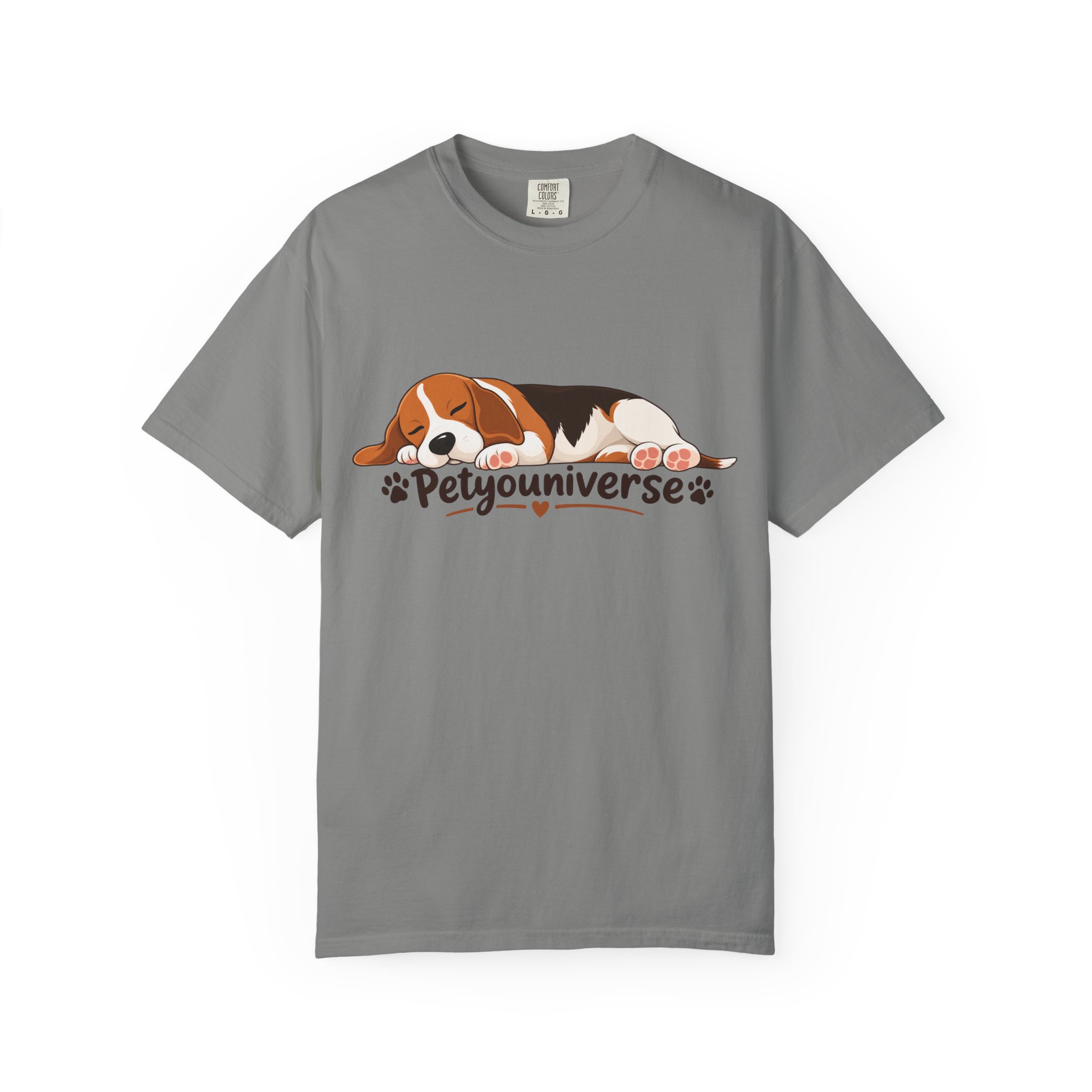 Sleeping Beagle T-Shirt — Cute "PetYoUniverse" Dog Graphic Tee - Image 82