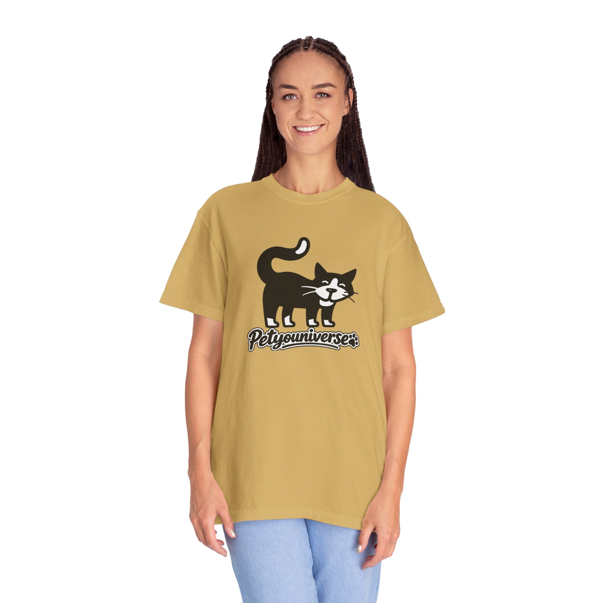 PetYouUniverse Cat Graphic T-Shirt — Vintage Cat Logo Tee - Image 23