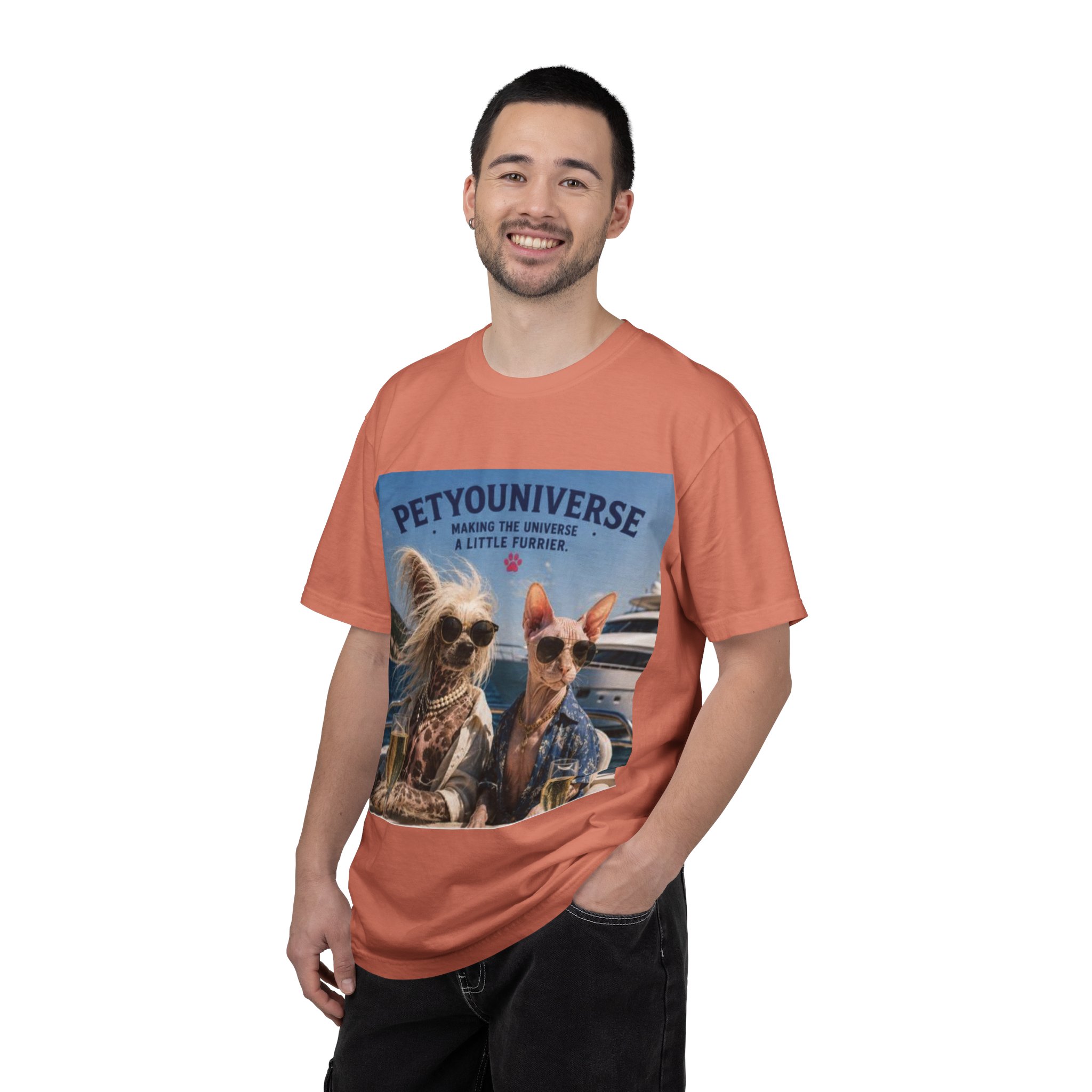 PetYoUniverse T-Shirt — 'Making the Universe a Little Furrier' Retro Dog & Cat Tee - Image 8