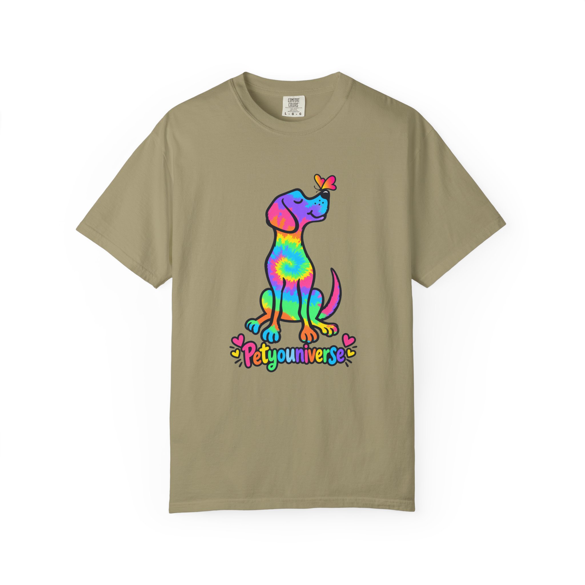 Tie-Dye Puppy T-Shirt — Colorful "PetYoUniverse" Dog Graphic Tee - Image 28