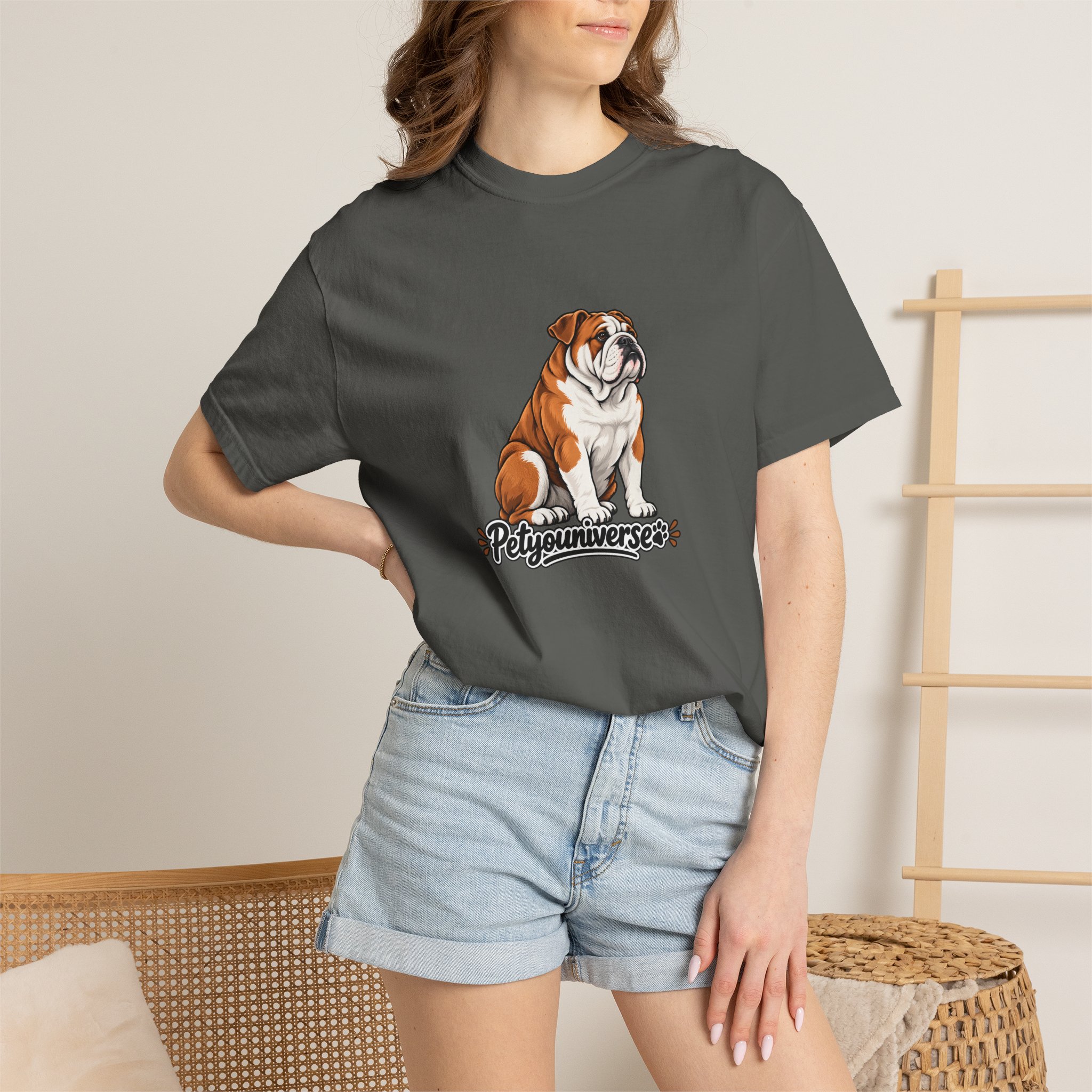 Bulldog Graphic T-Shirt — "PetYoUniverse" Cute Dog Tee for Pet Lovers - Image 65