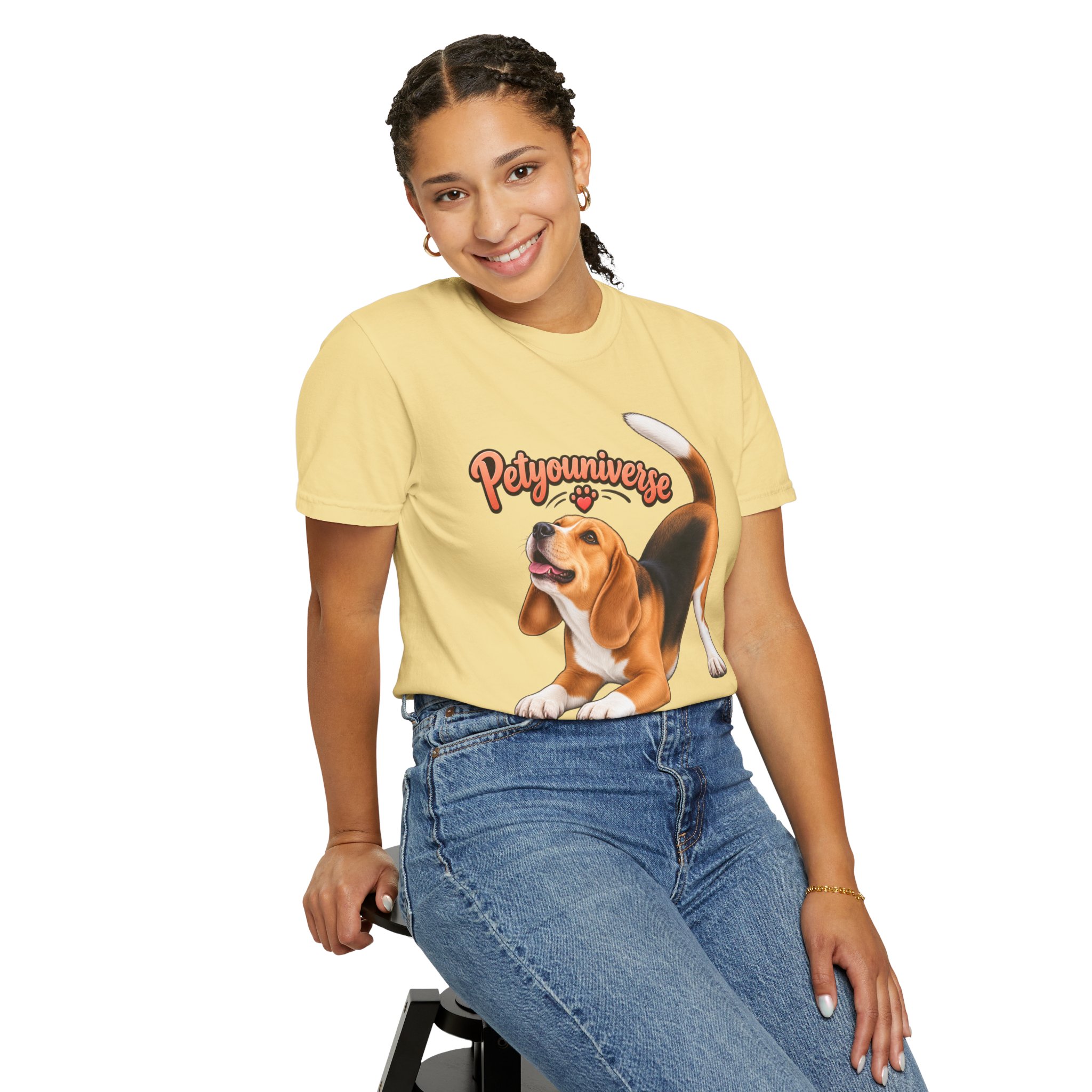 Beagle Playtime T-Shirt — "PetYoUniverse" Graphic Tee for Dog Lovers - Image 42