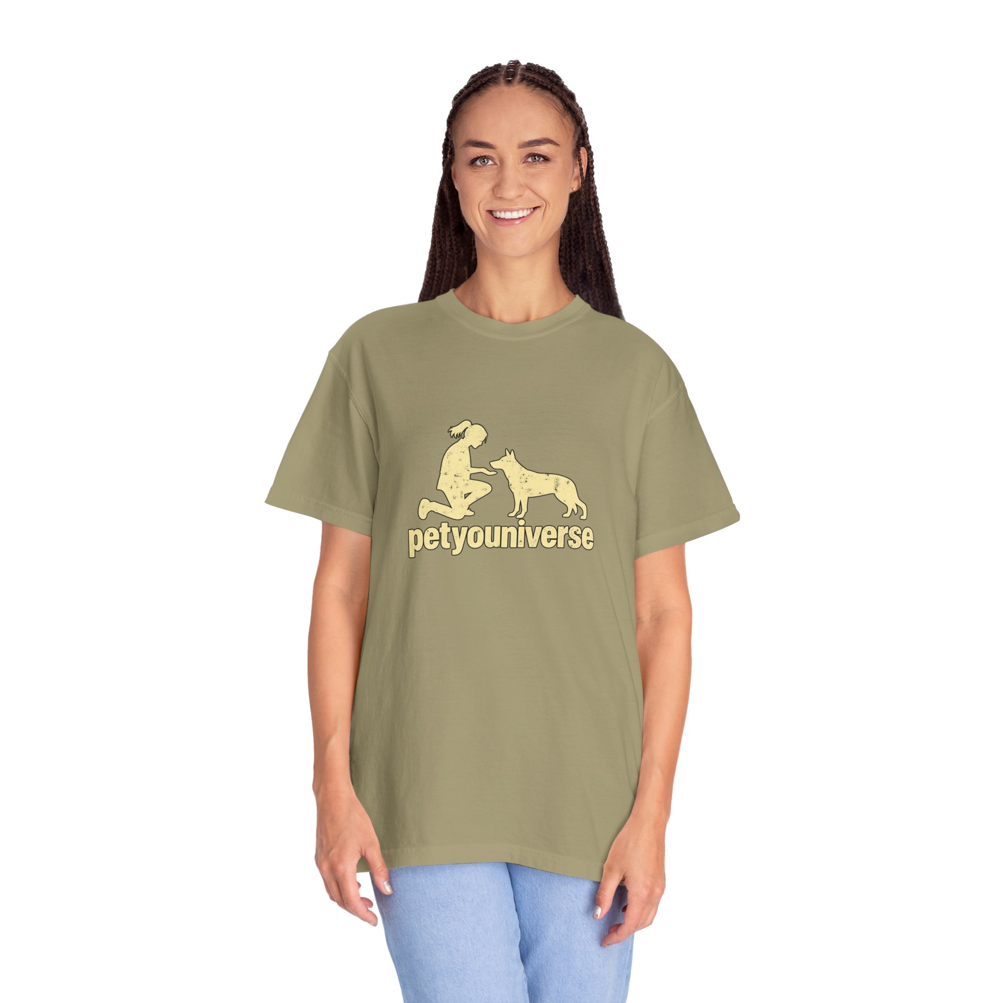PetYoUniverse Dog Lover T-Shirt — Retro Paw & Pet Silhouette Tee - Image 32