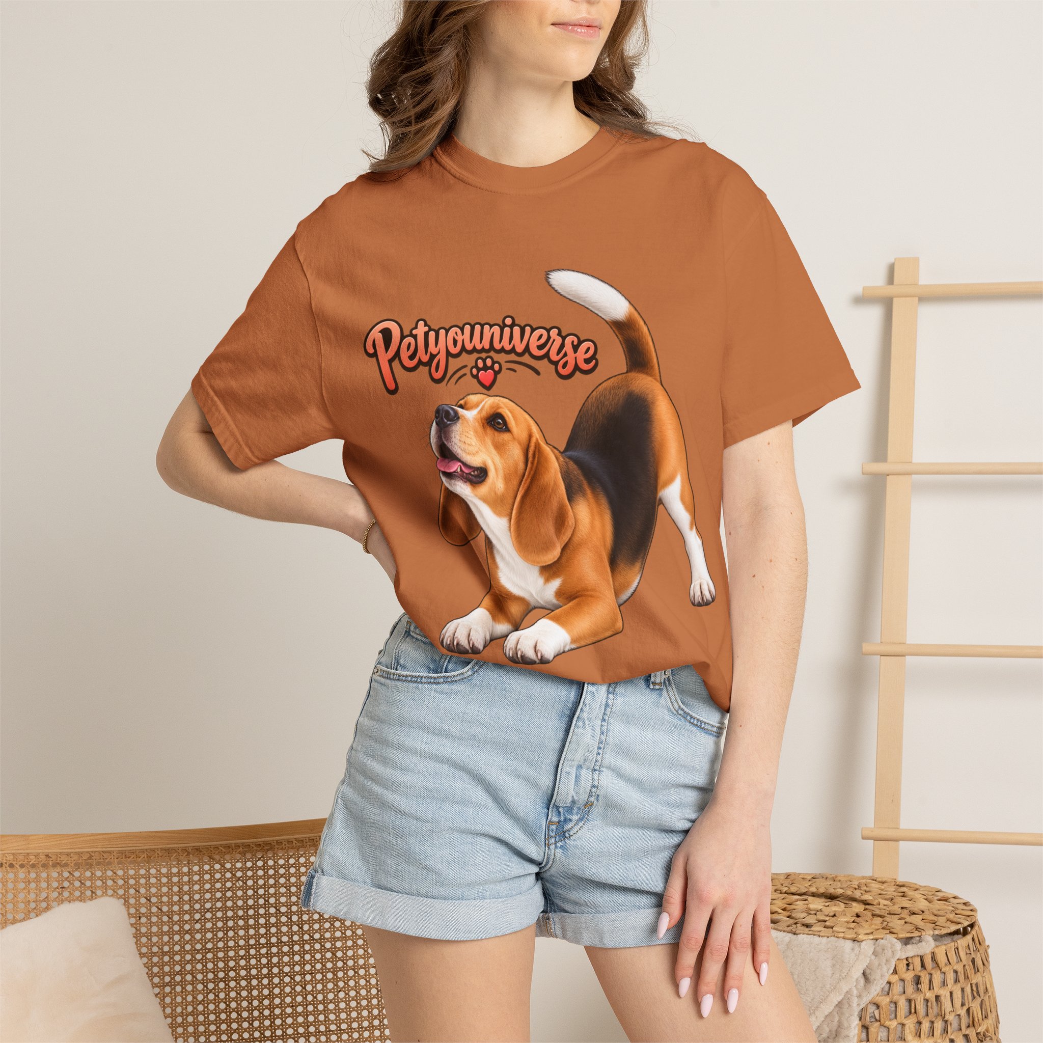 Beagle Playtime T-Shirt — "PetYoUniverse" Graphic Tee for Dog Lovers - Image 20