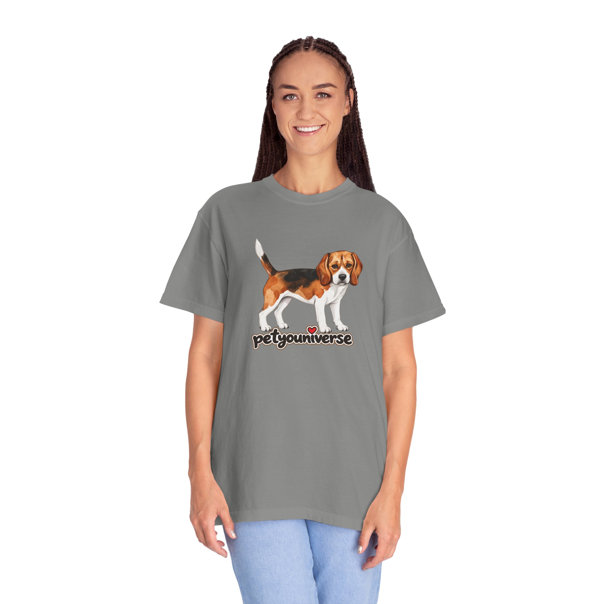 Beagle PetYoUniverse Graphic T-Shirt — Cute Dog Lover Tee - Image 104