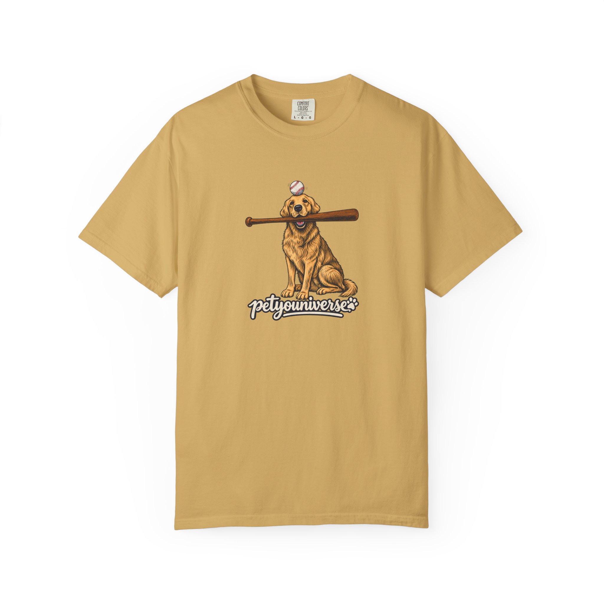 Golden Retriever Baseball Dog T-Shirt — “PetYoUniverse” Vintage Graphic Tee - Image 28