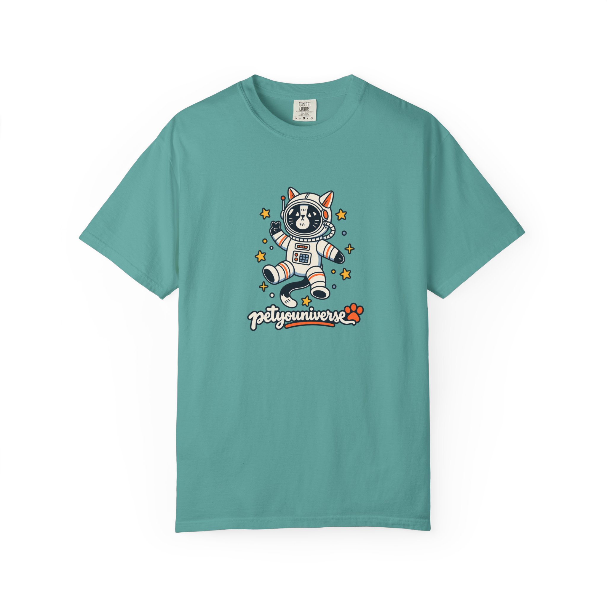 Astronaut Dog T-Shirt — 'PetYoUniverse' Cute Space Pup Tee - Image 91