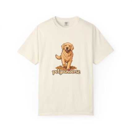 Golden Retriever Graphic T-Shirt — "PetYoUniverse" Cute Dog Tee