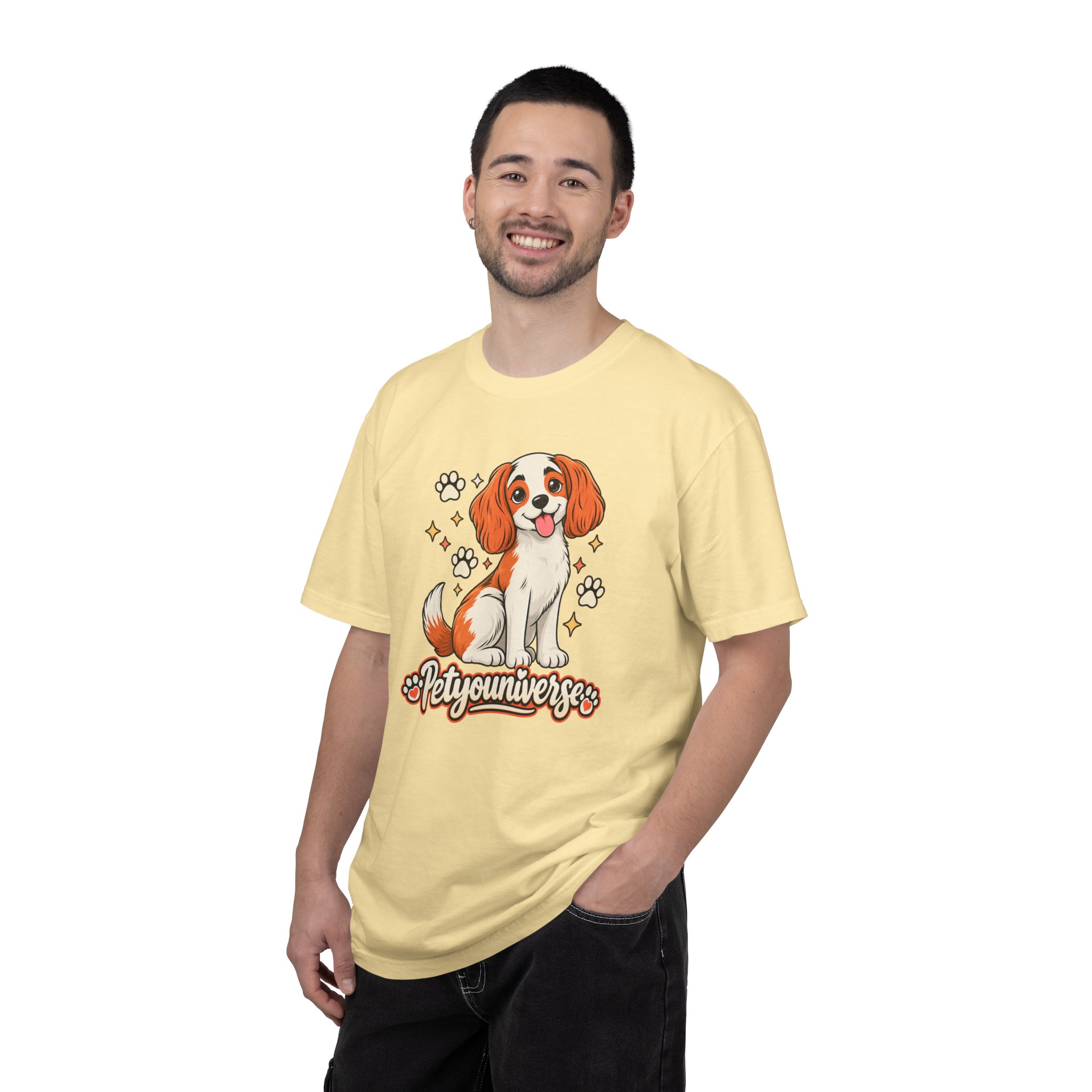 Cavalier King Charles Dog T-Shirt — "PetYoUniverse" Cute Puppy Graphic Tee - Image 13