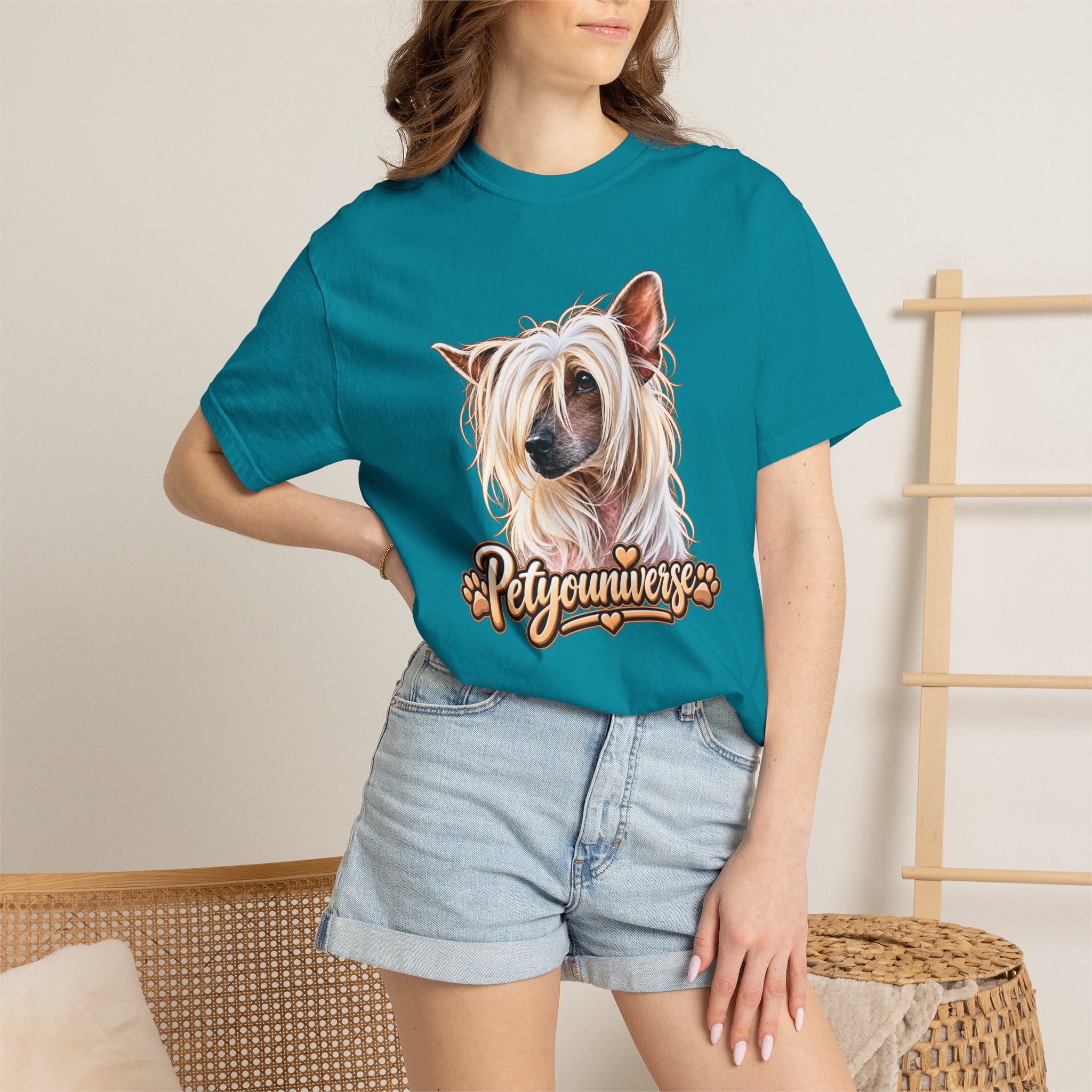 PetYouniverse Chinese Crested Dog T-Shirt — Cute Pet Portrait Tee - Image 101